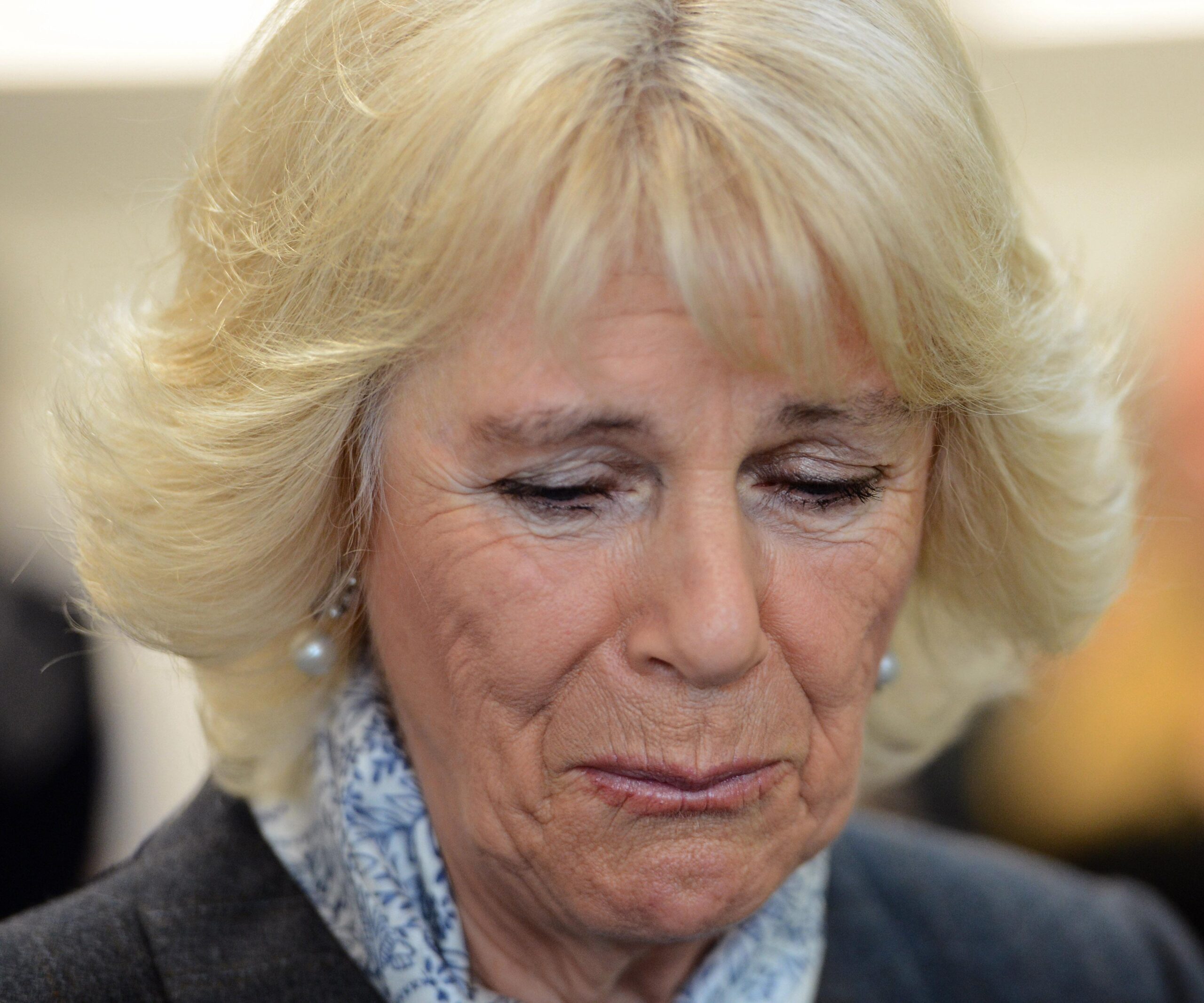 Camilla sheds a tear for victims of domestic violence