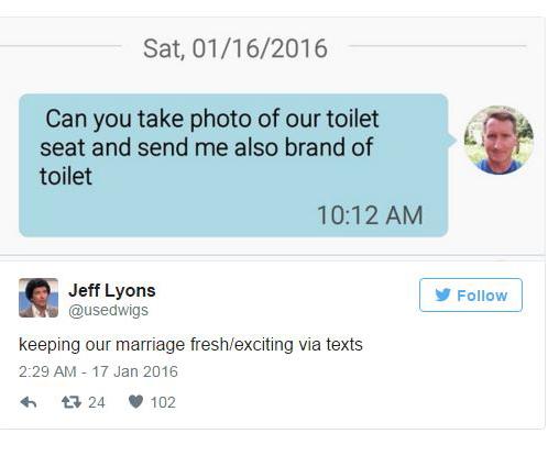 Tweets that will make sense to married people