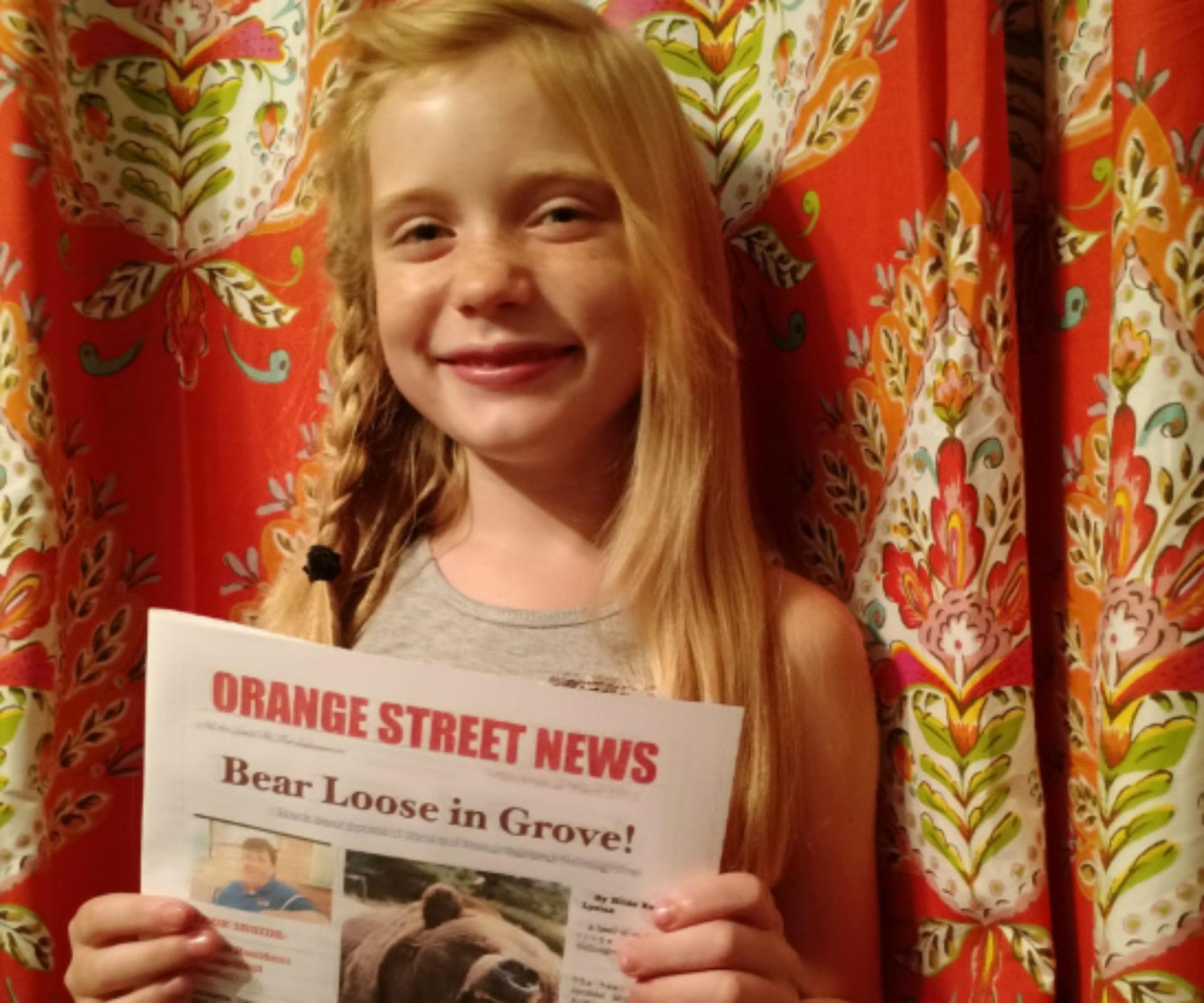 Should a nine-year-old be reporting on murder?