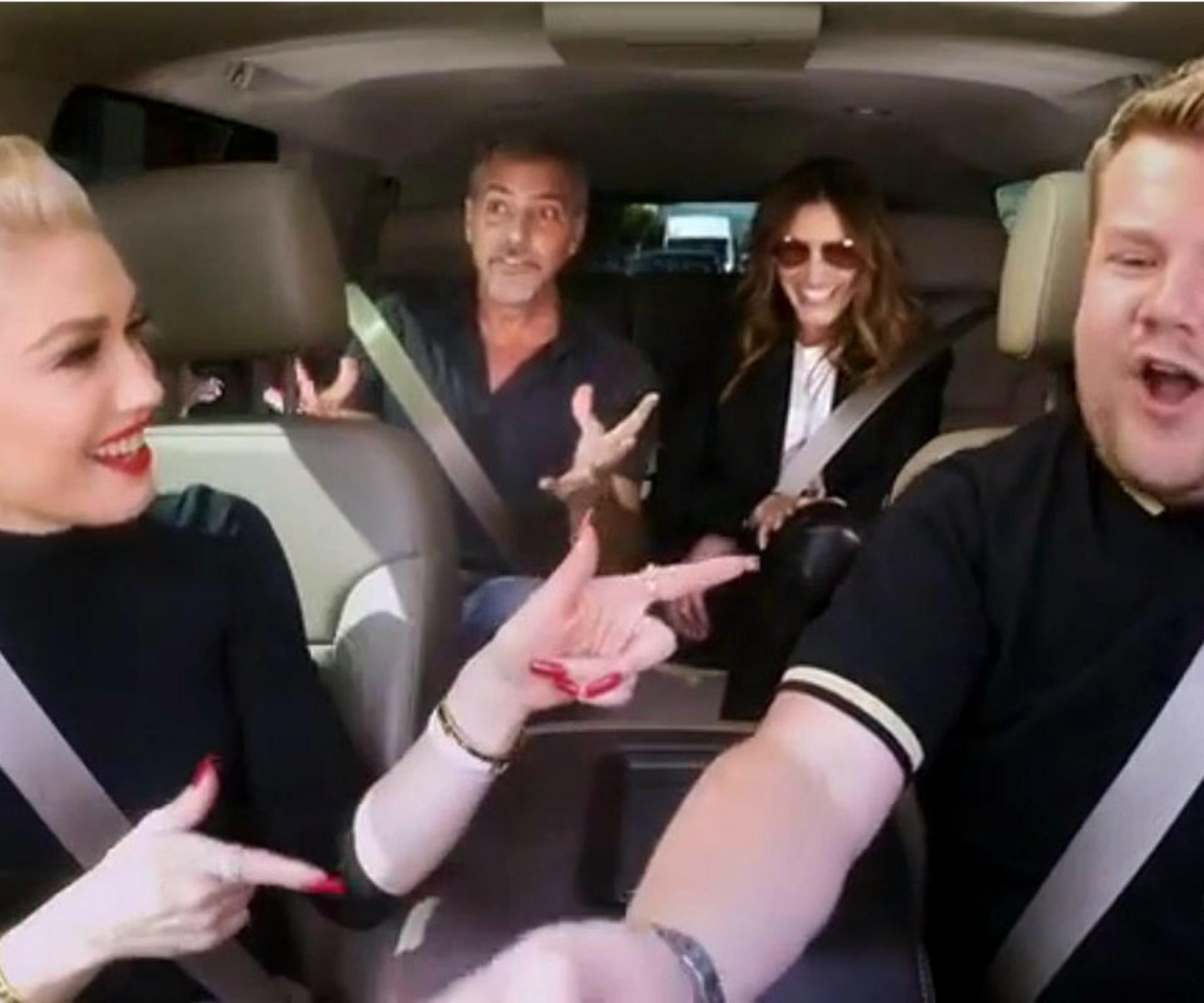 George Clooney and Julia Roberts crash Gwen Stefani’s carpool karaoke