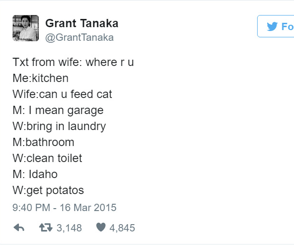The most hilarious husband tweets