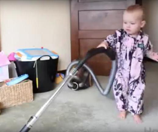 How to get your baby to clean your house