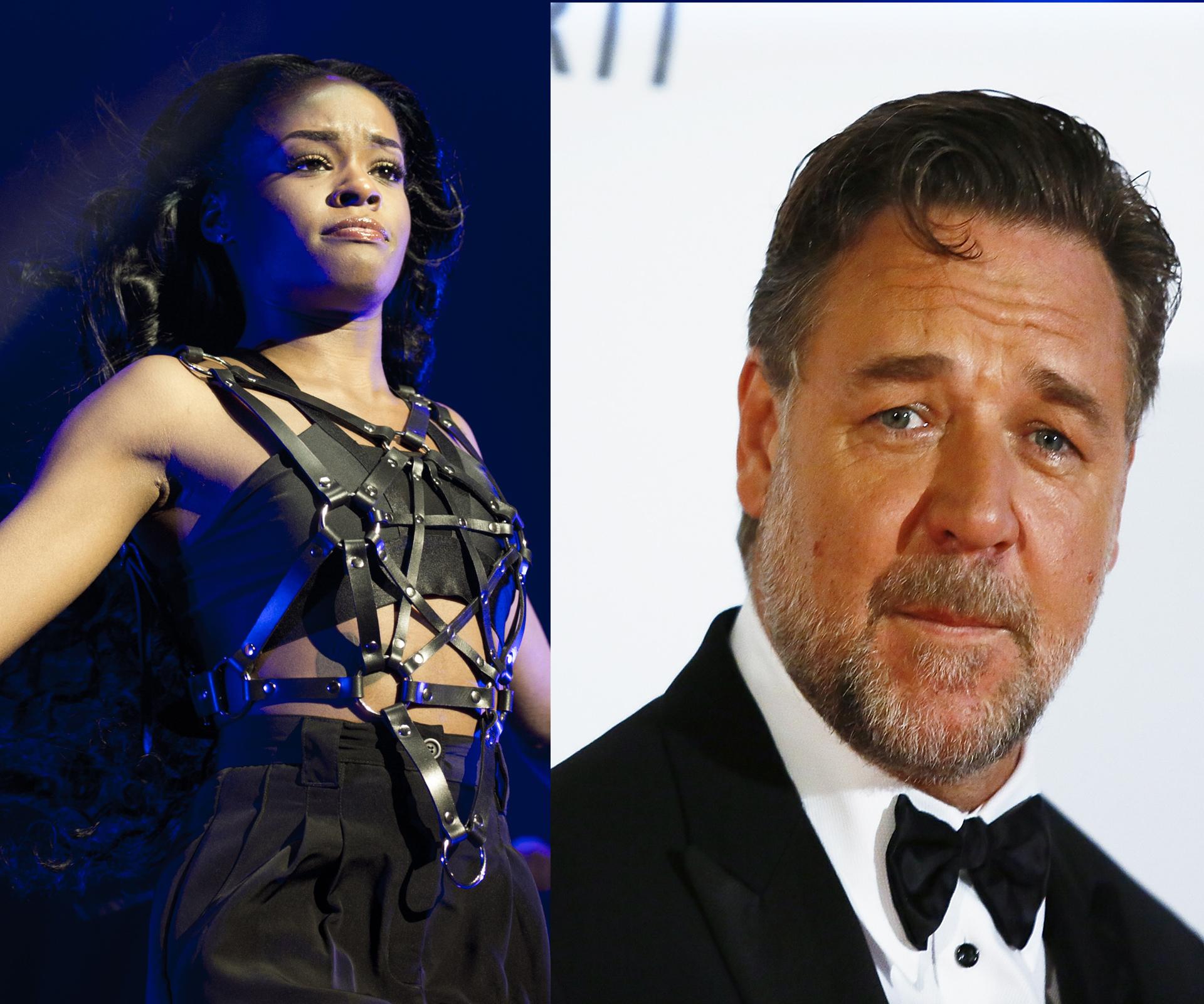 Russell Crowe accused of assault by US rapper Azealia Banks
