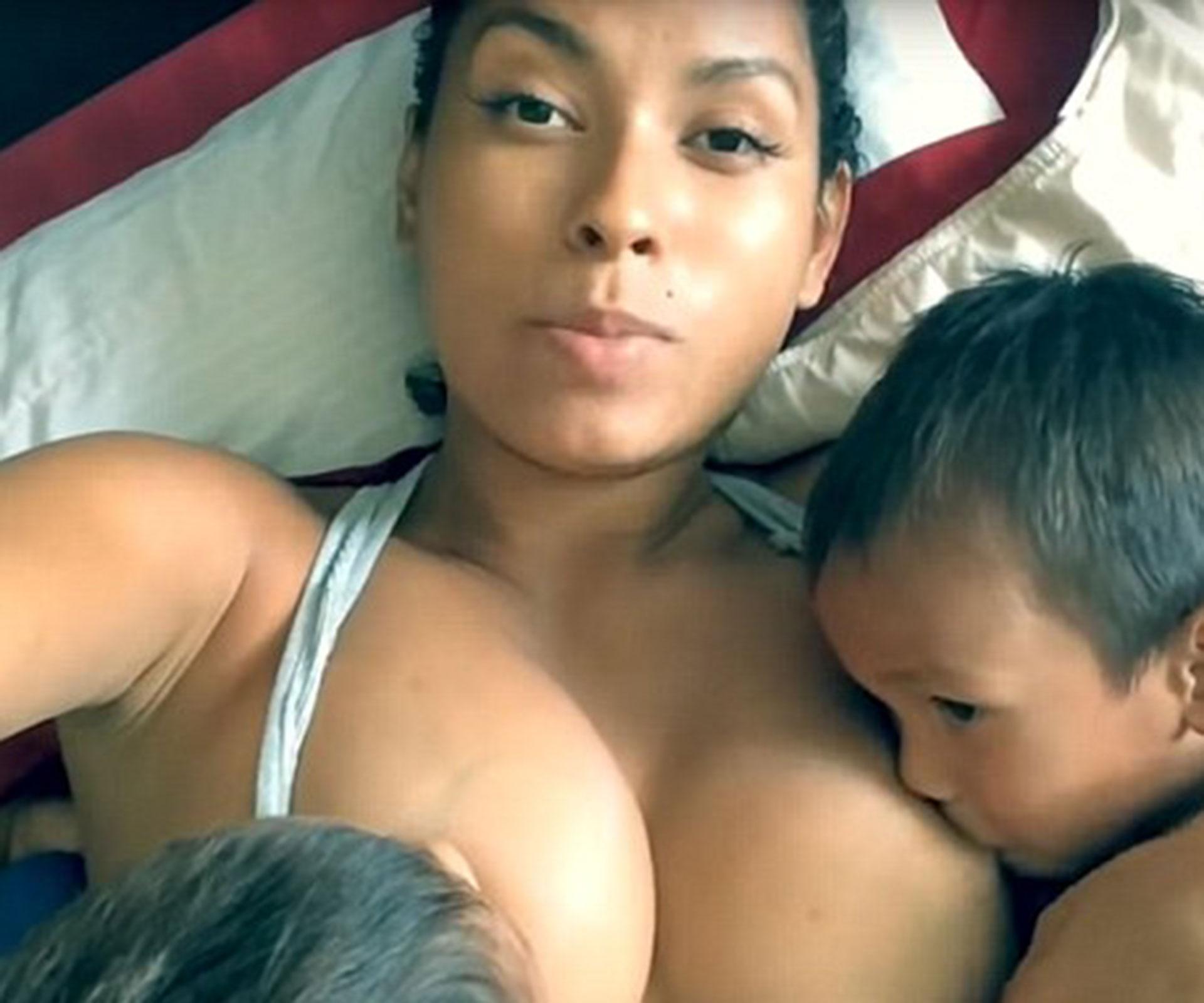 Woman’s breastfeeding videos spark debate about correct age to stop breastfeeding