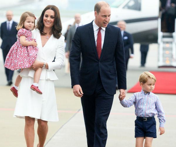 Prince William, Princess Charlotte, Prince George