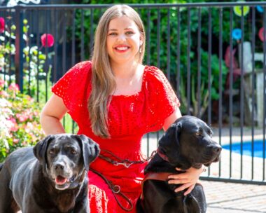 Eilish Wilkes introduces the guide dogs that give her freedom