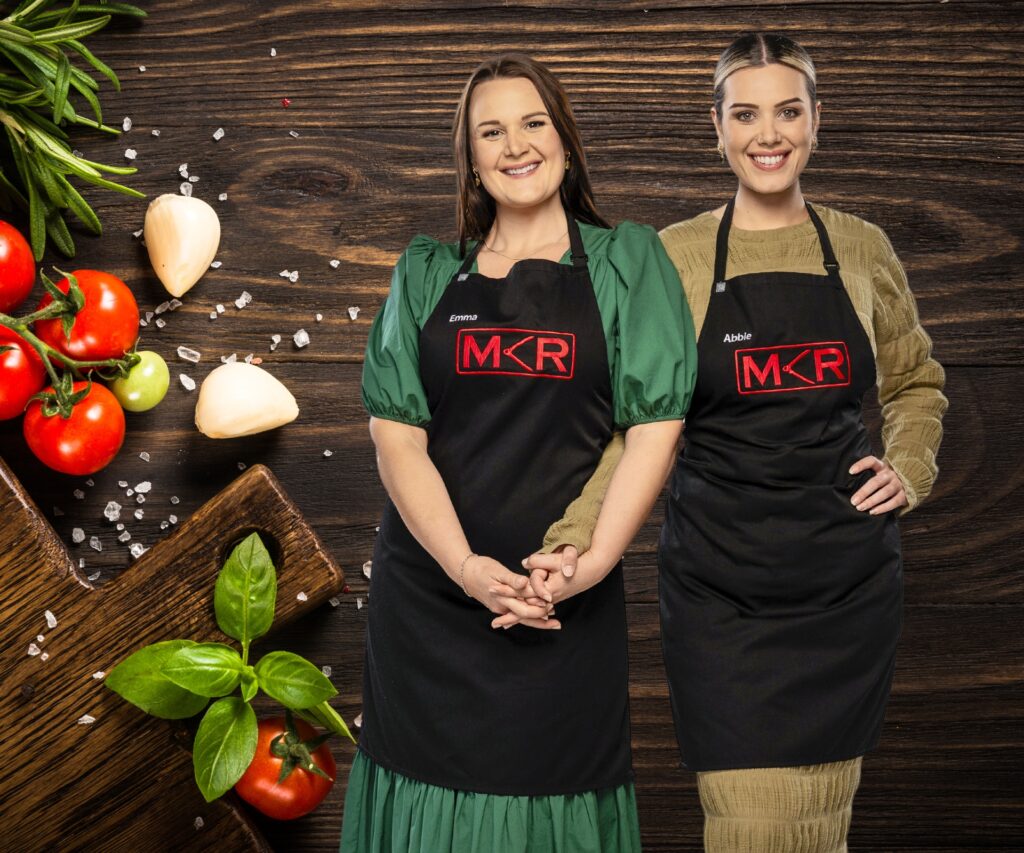 My Kitchen Rules NZ 2024 contestants Emma and Abbie
