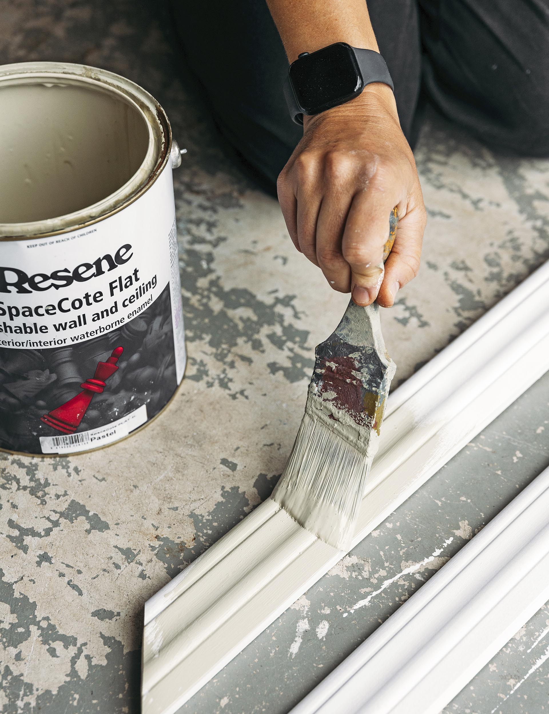 Prime and paint the picture frame