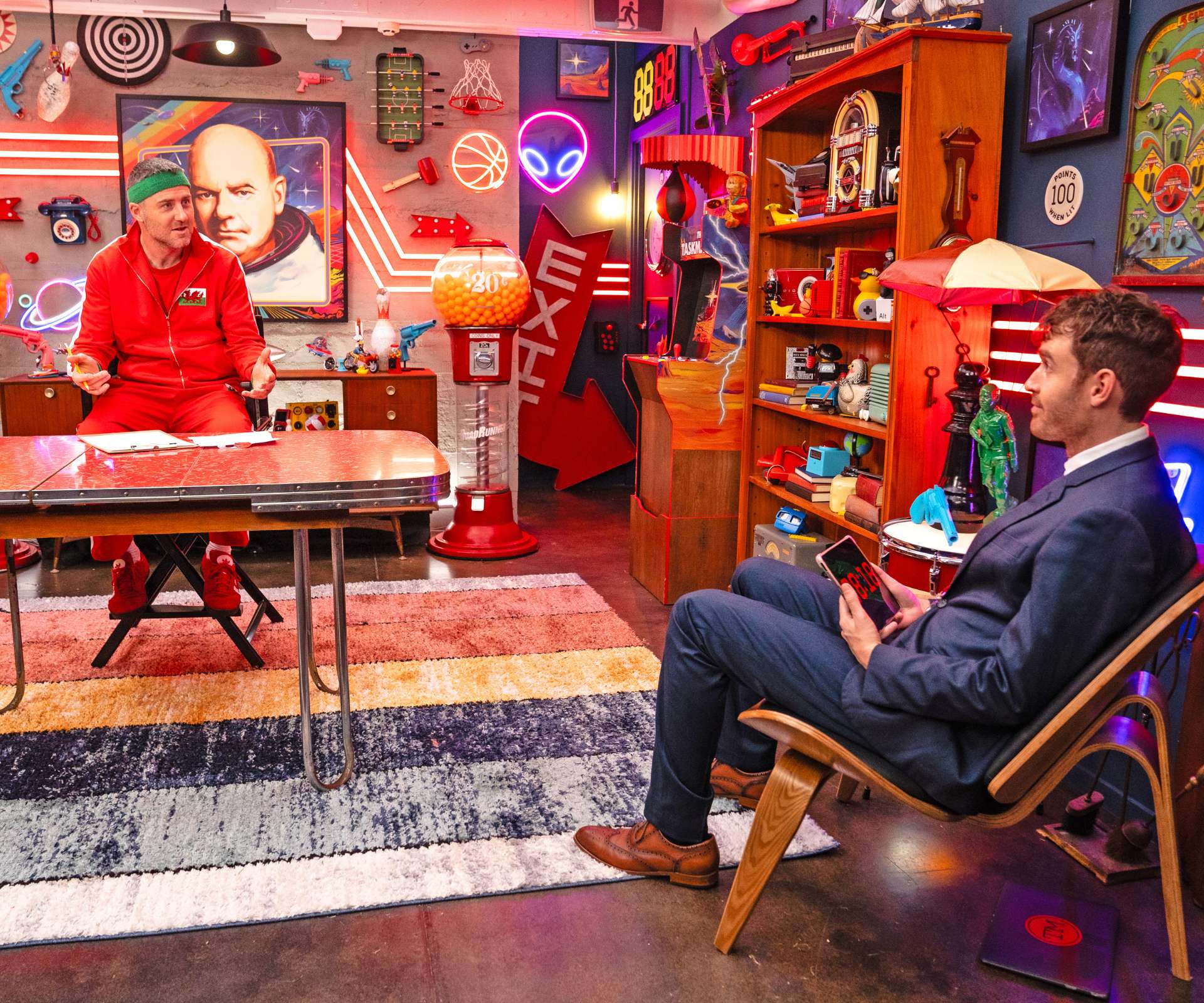 A screenshot of the show