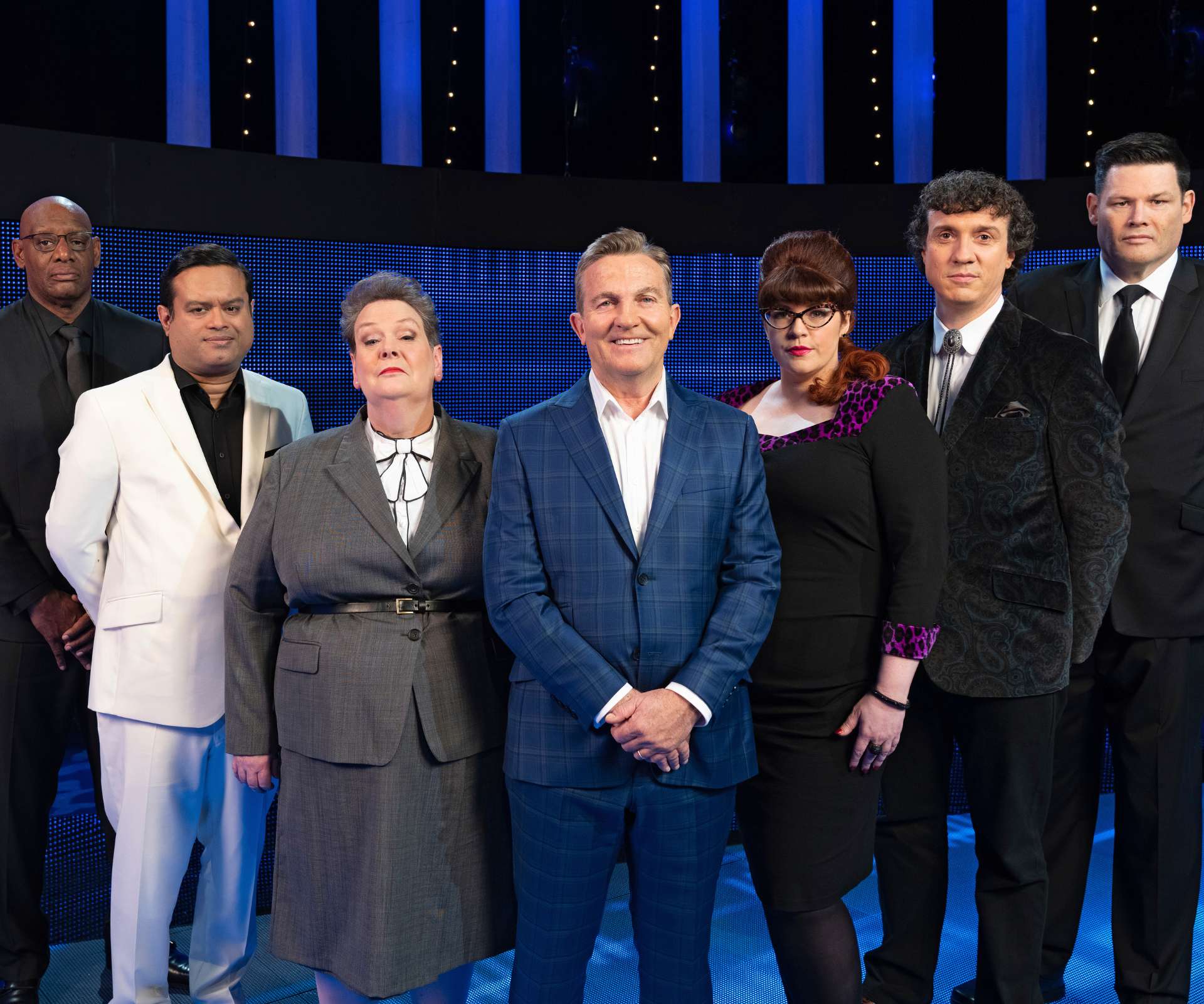 The Chasers with Bradley Walsh in the studio