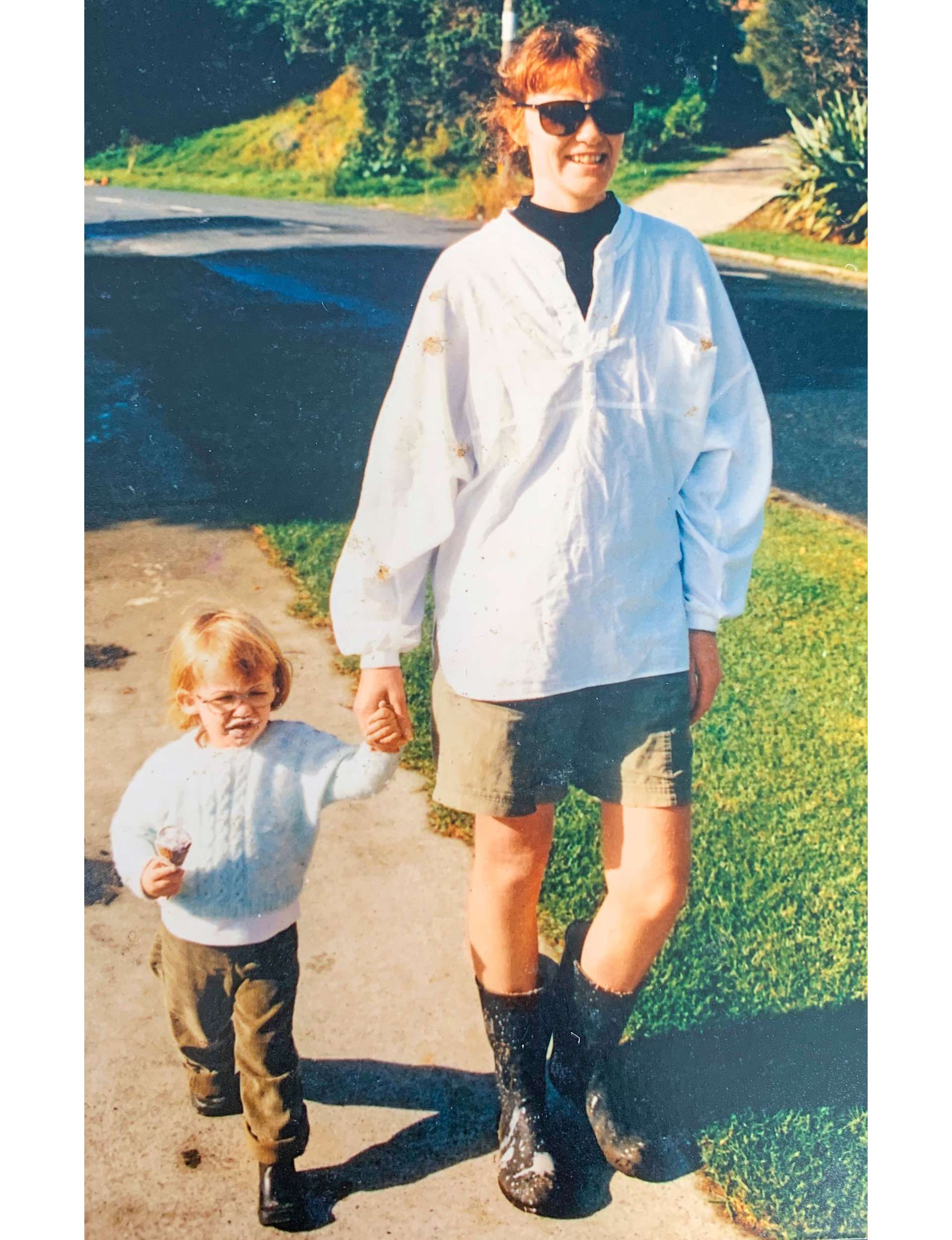 Hannah as a toddler with her mum, Andrea before post-natal depression got the best of her