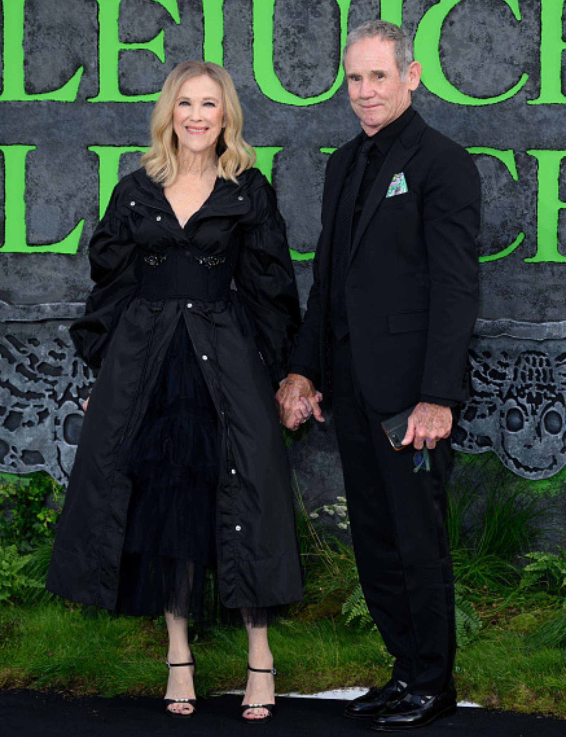 Catherine O'Hara and husband Bo Welch at the Beetlejuice sequel premiere