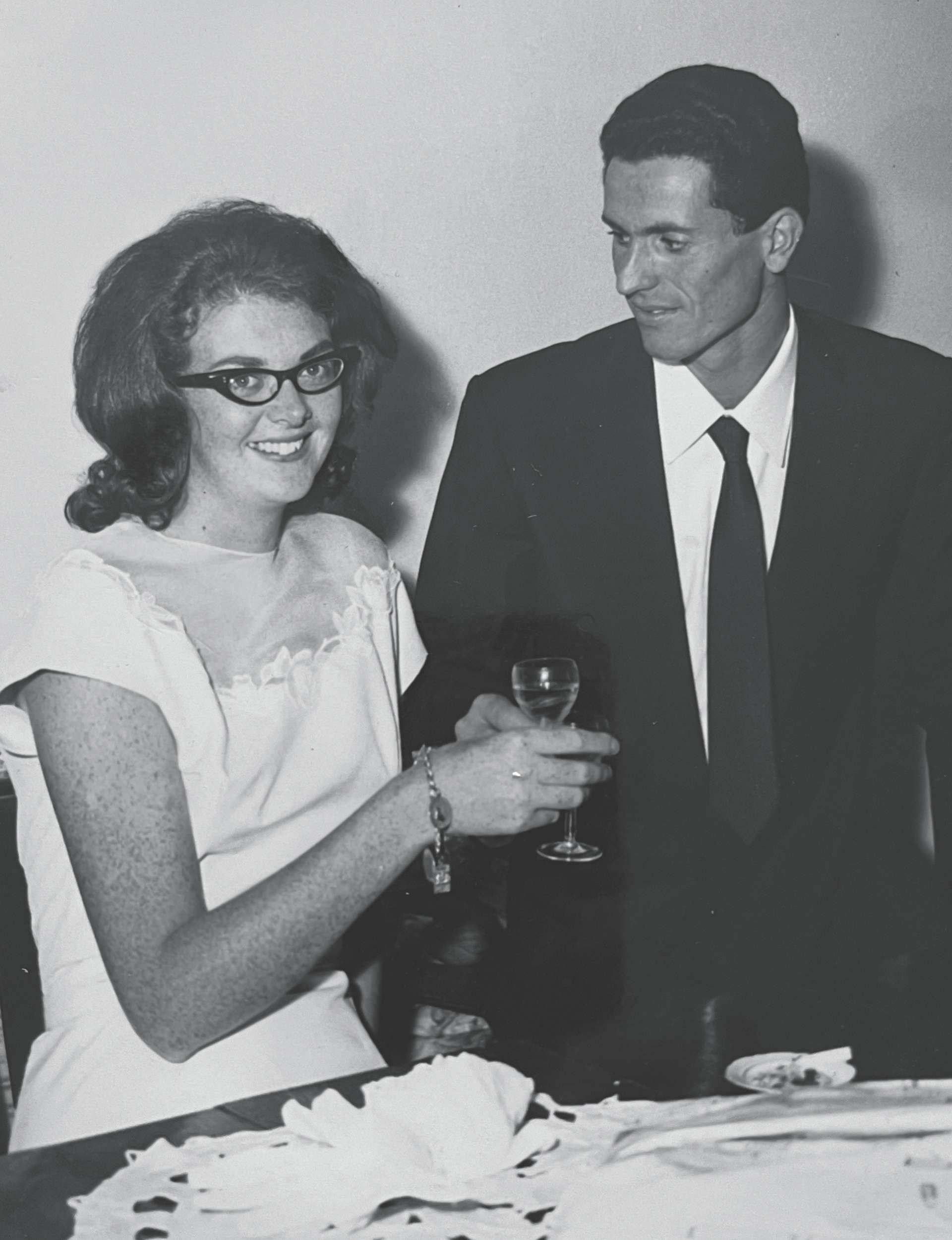 Marry Me in Italy author Nicky's parents on their wedding day in 1963
