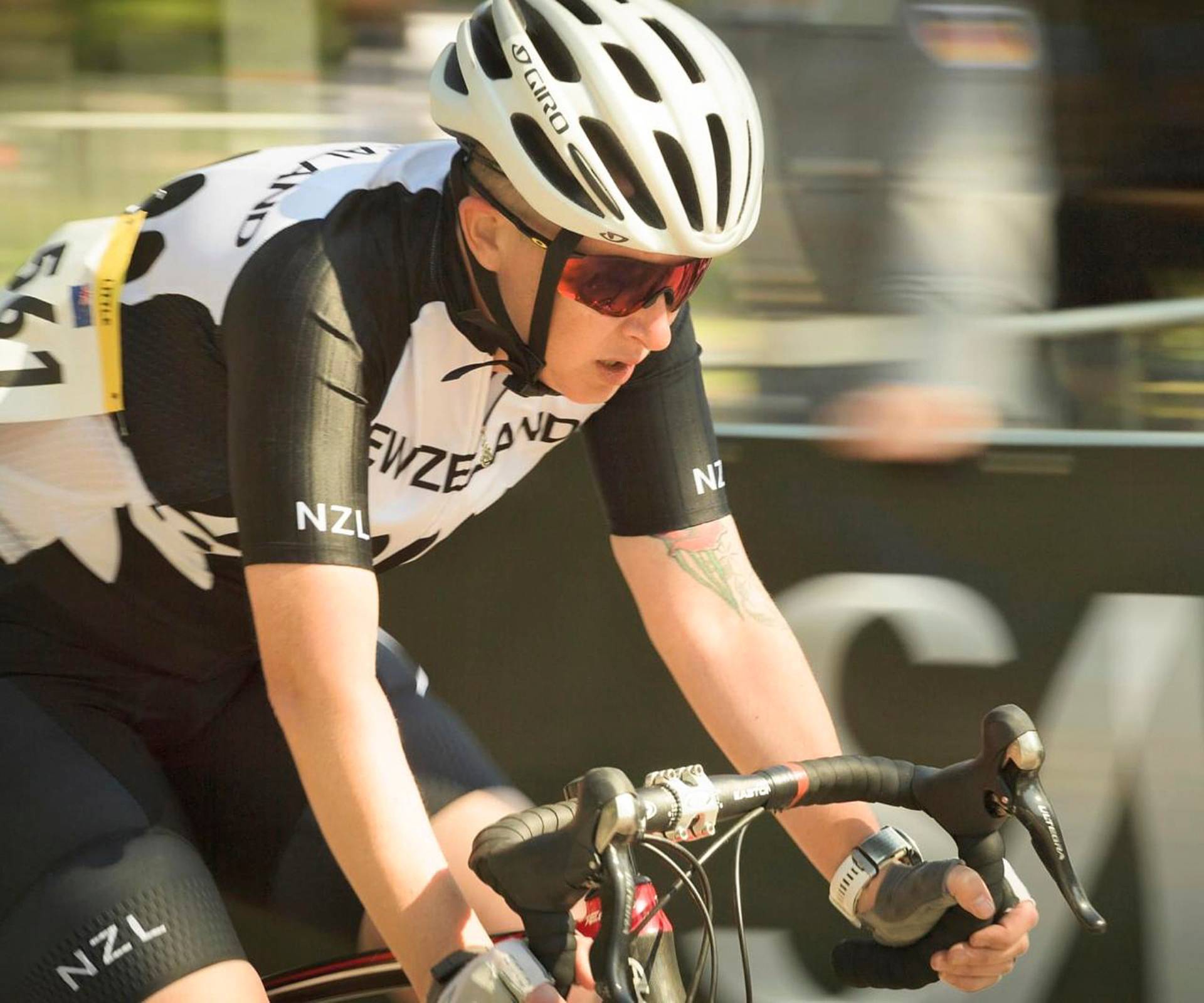 Buffy cycling at the Invictus Games