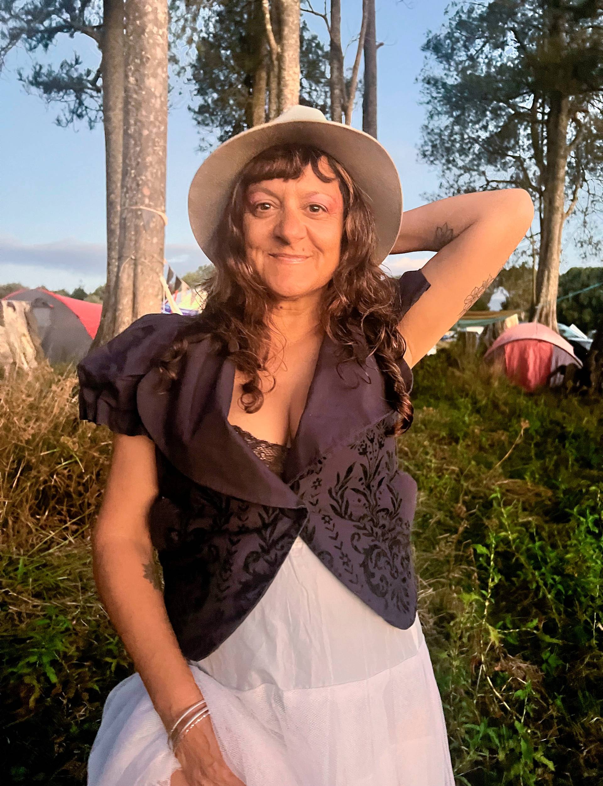 Serena Stevenson smiling at Splore