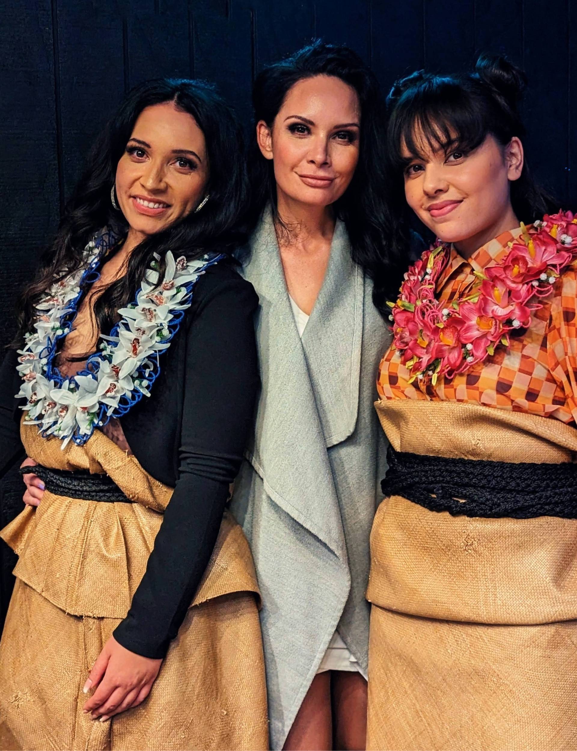 Bridget with her daughters