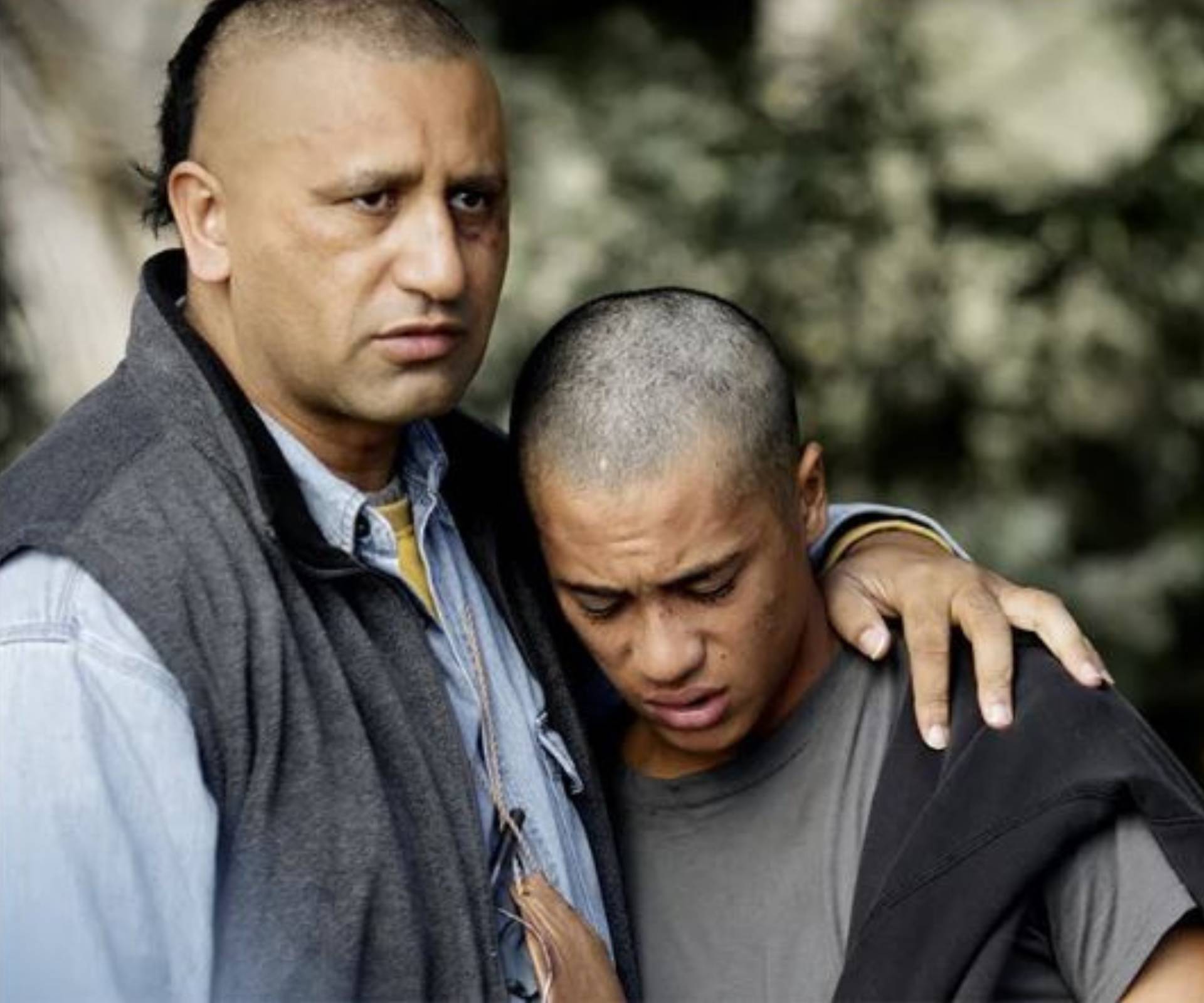 Cliff Curtis in The Dark Horse with James Rolleston
