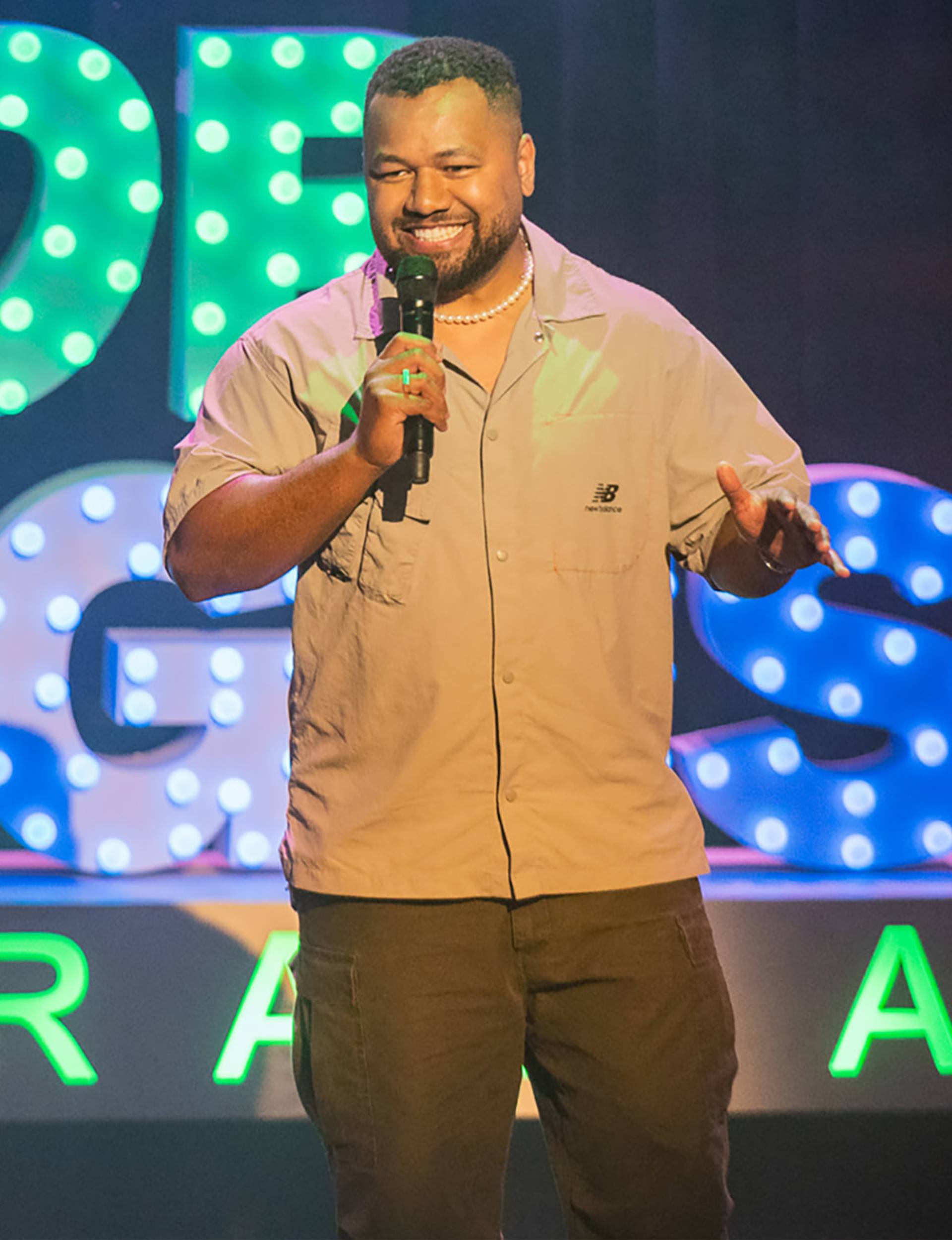 Joe Daymond performing in Australia