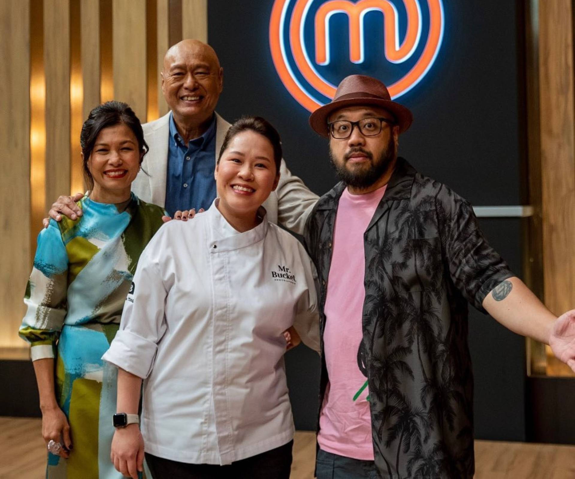 Audra as a judge on MasterChef