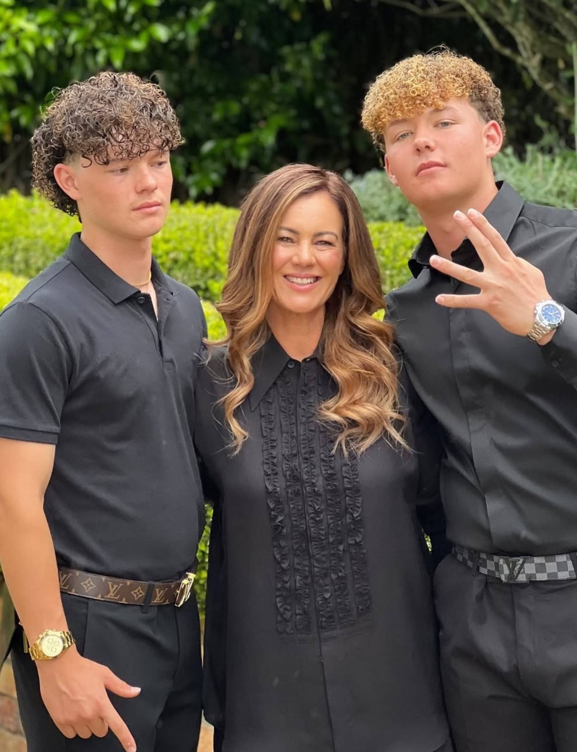 LeeAnn Yare with her sons
