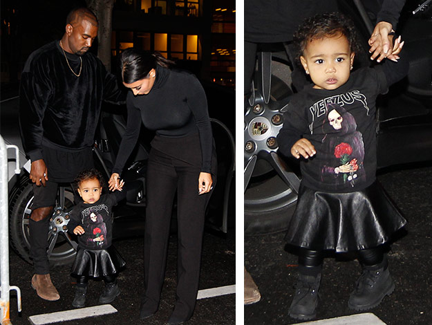 North West sits front row at Paris Fashion week