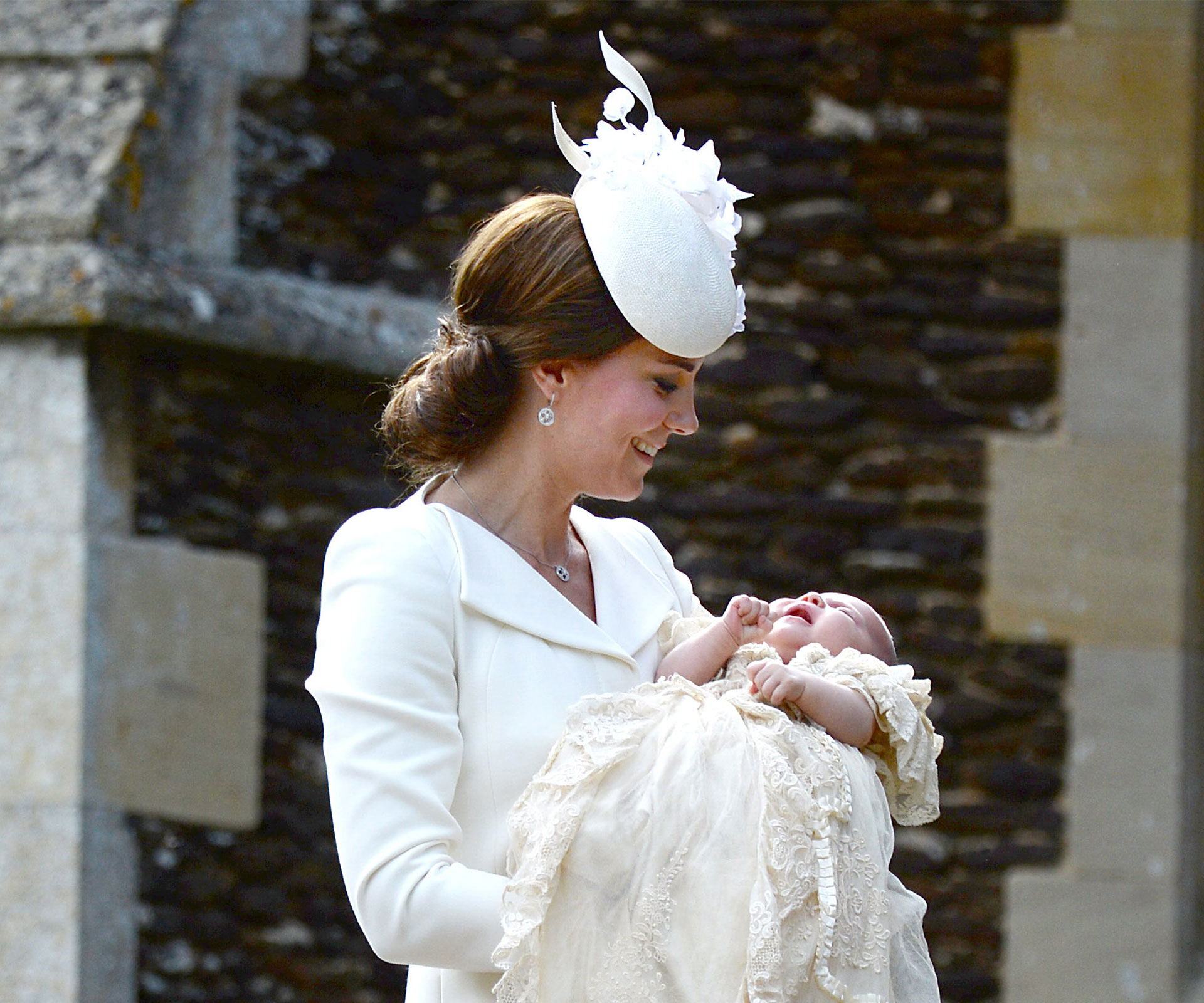 Princess Charlotte is christened