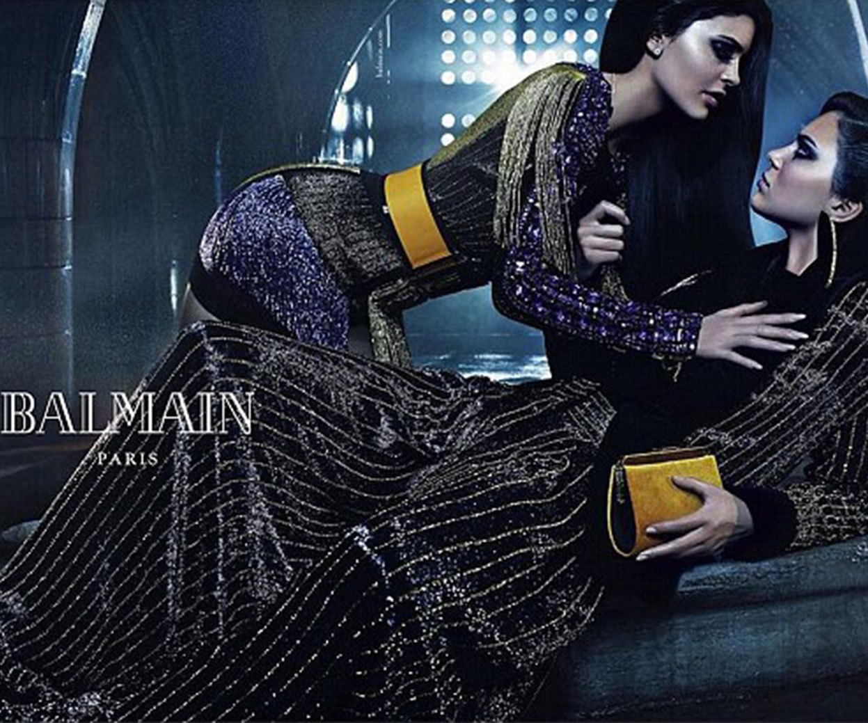 Kendall and Kylie Jenner star in new Balmain ad