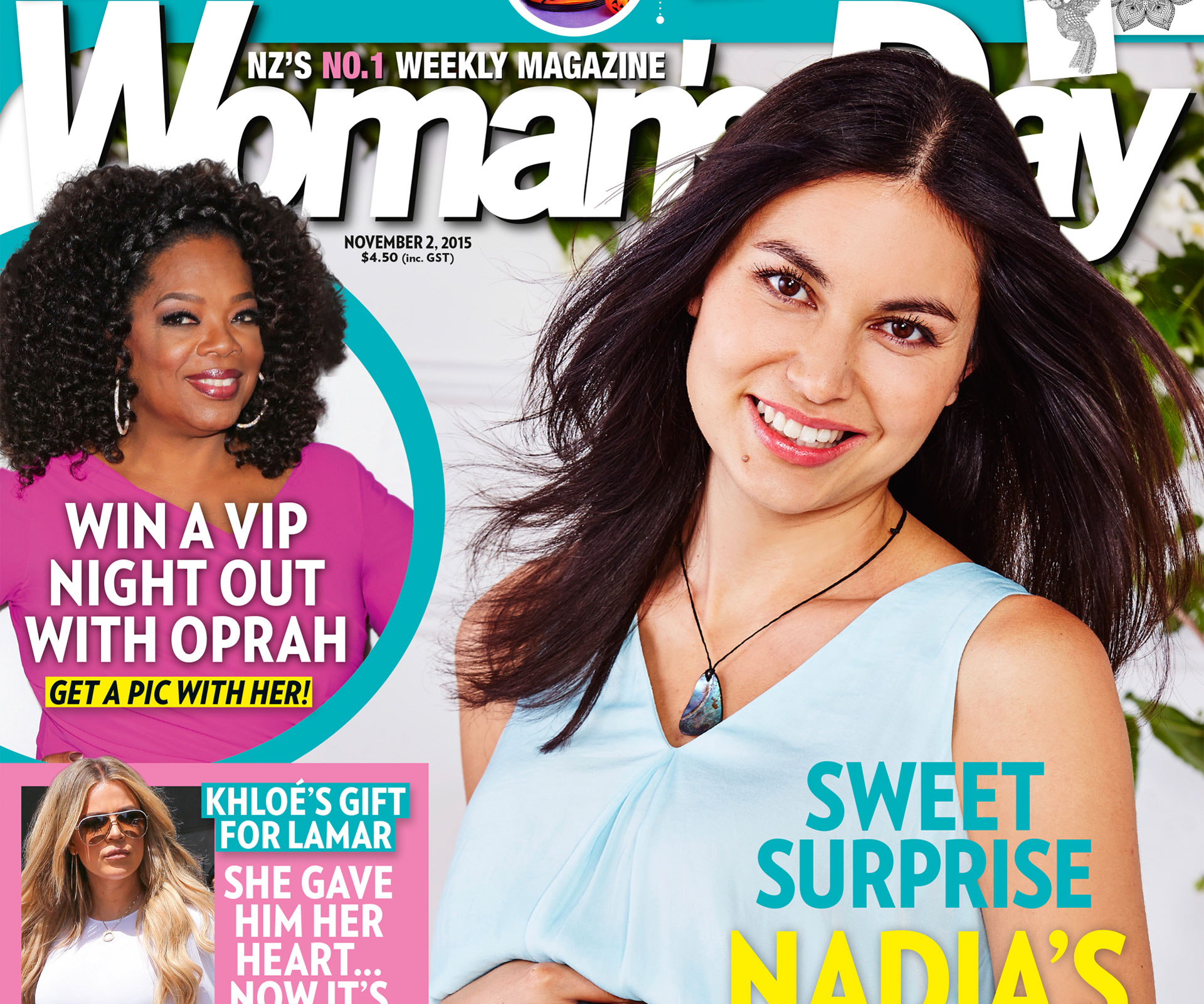 Nadia Lim on Woman's Day cover