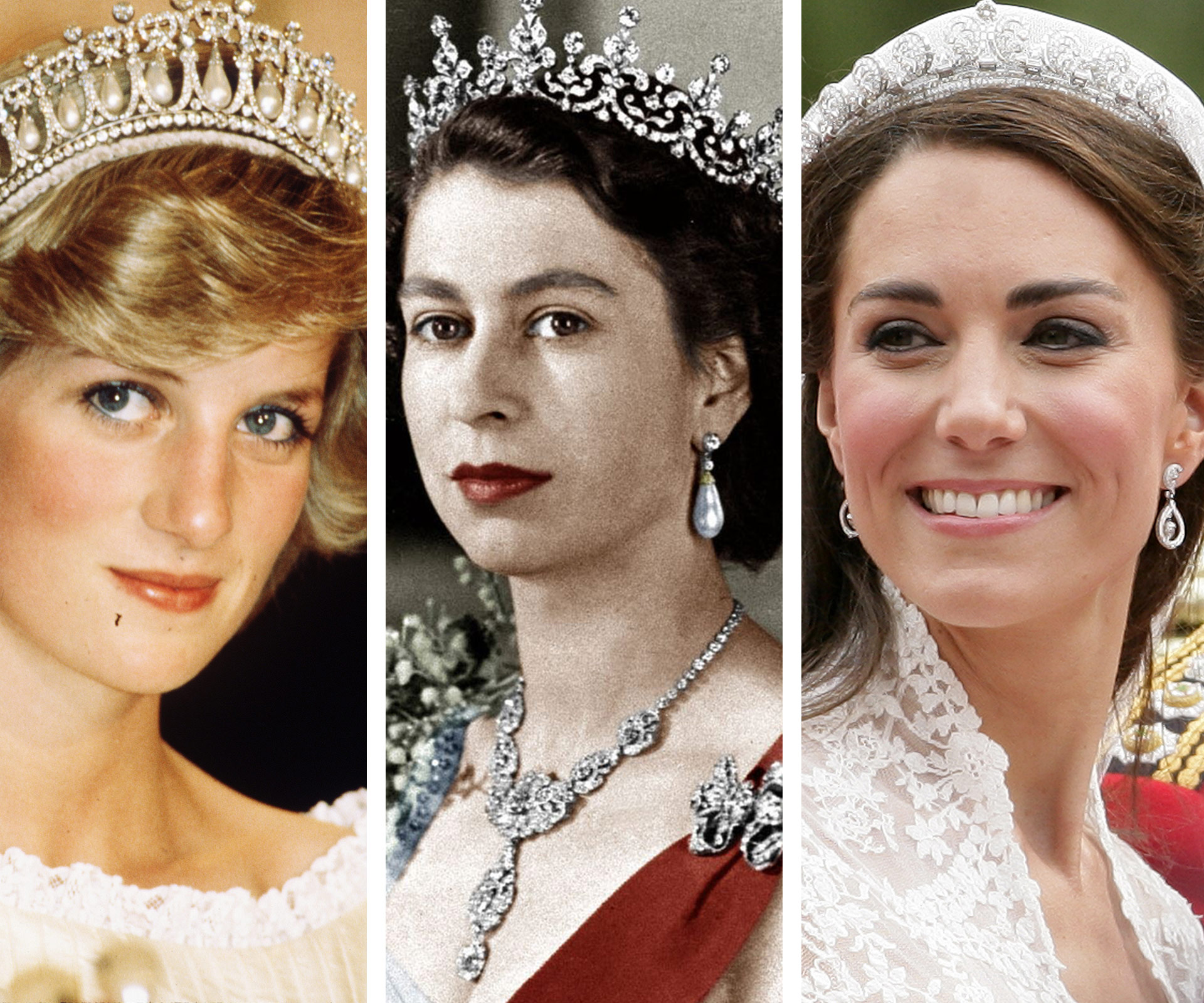 Princess Diana, Queen Elizabeth II, Duchess Catherine