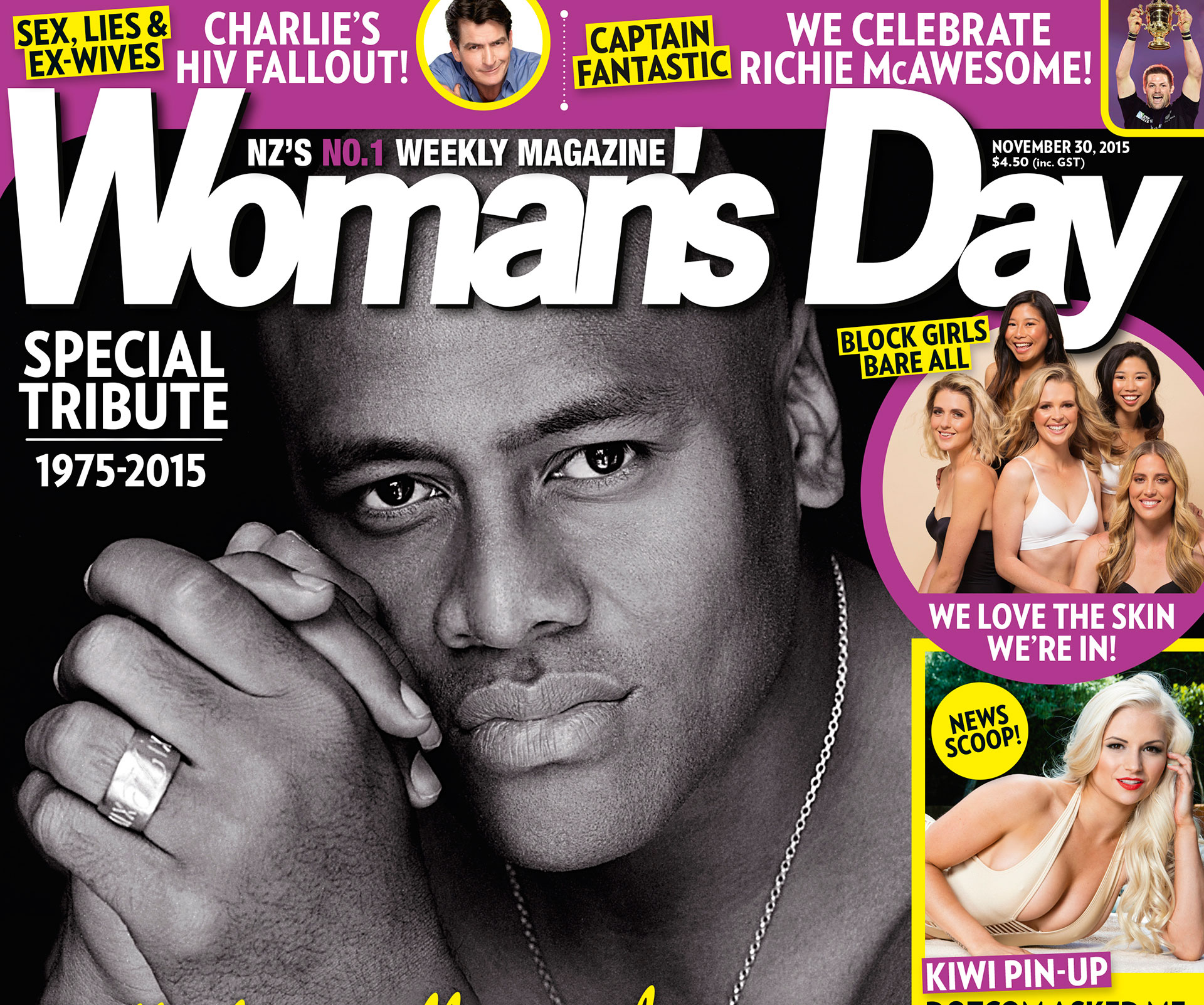 Woman's Day Jonah Lomu cover