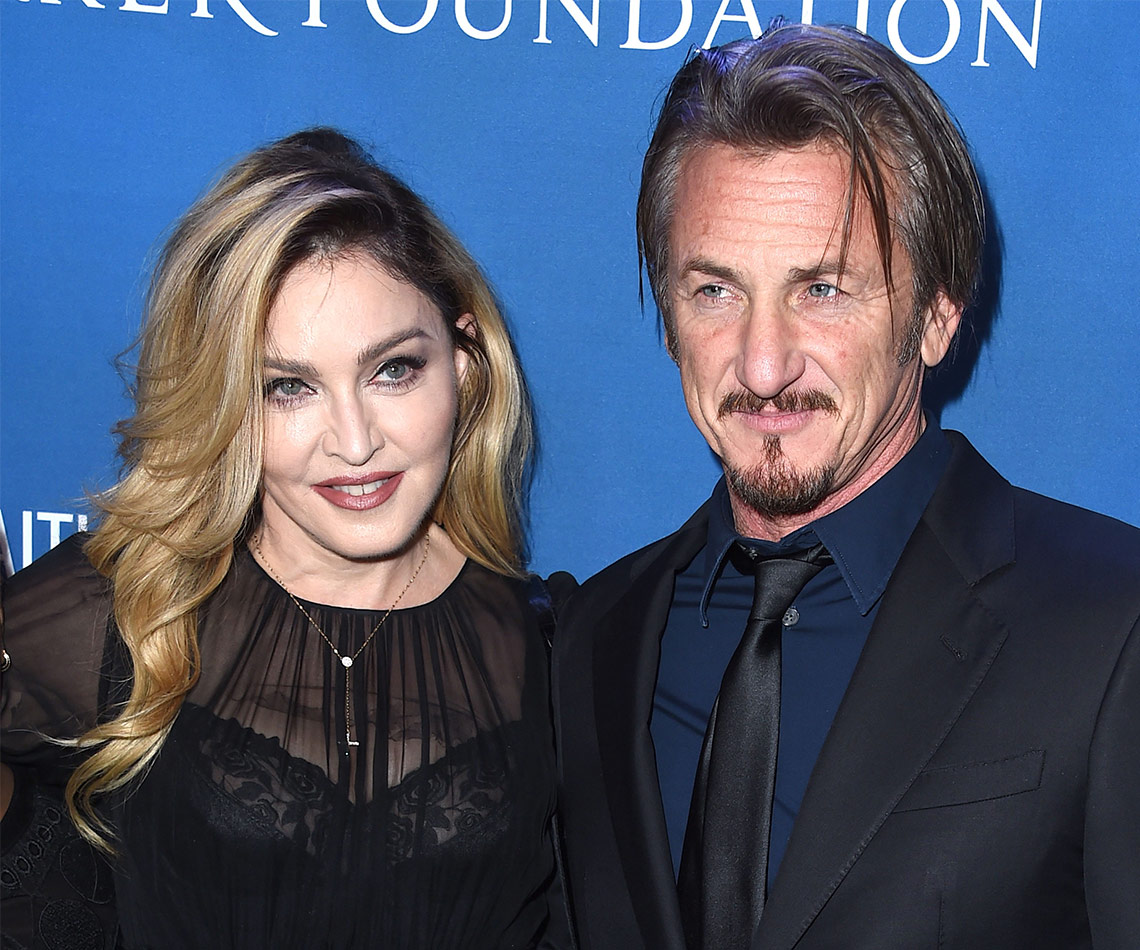 Madonna reunites with ex Sean Penn at charity event