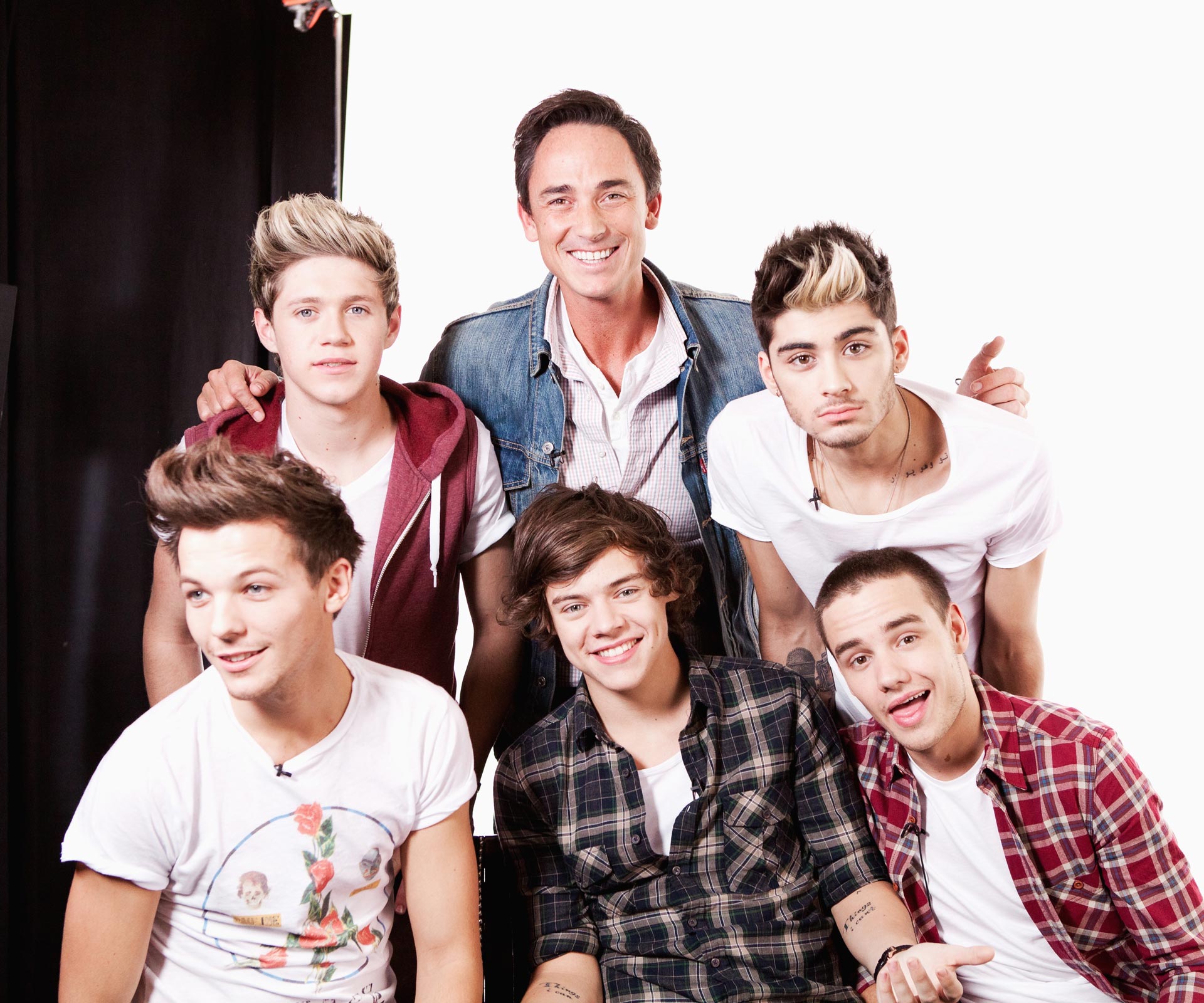 Dominic Bowden with One Direction
