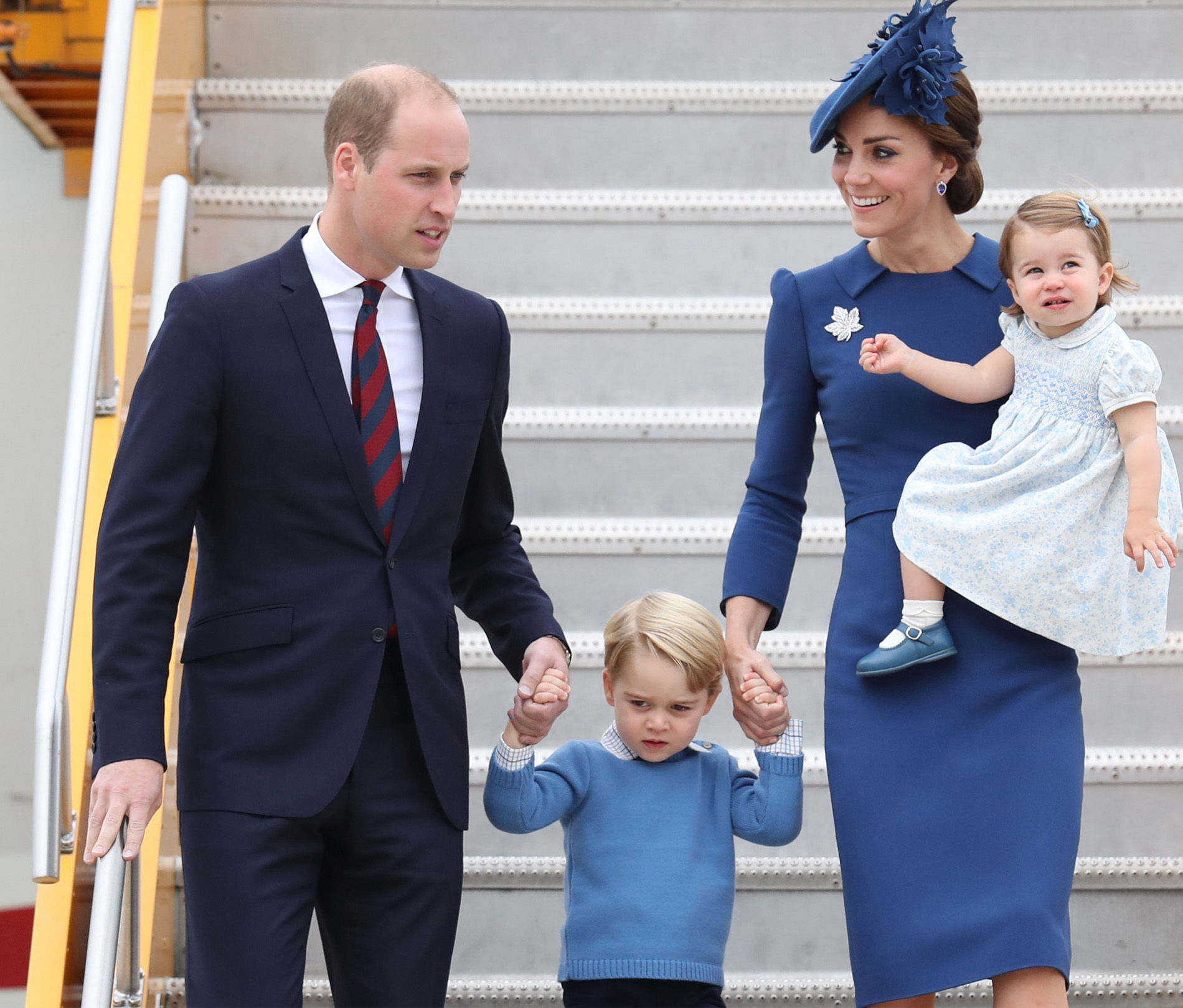 William and Kate arrive in Canada for Royal tour