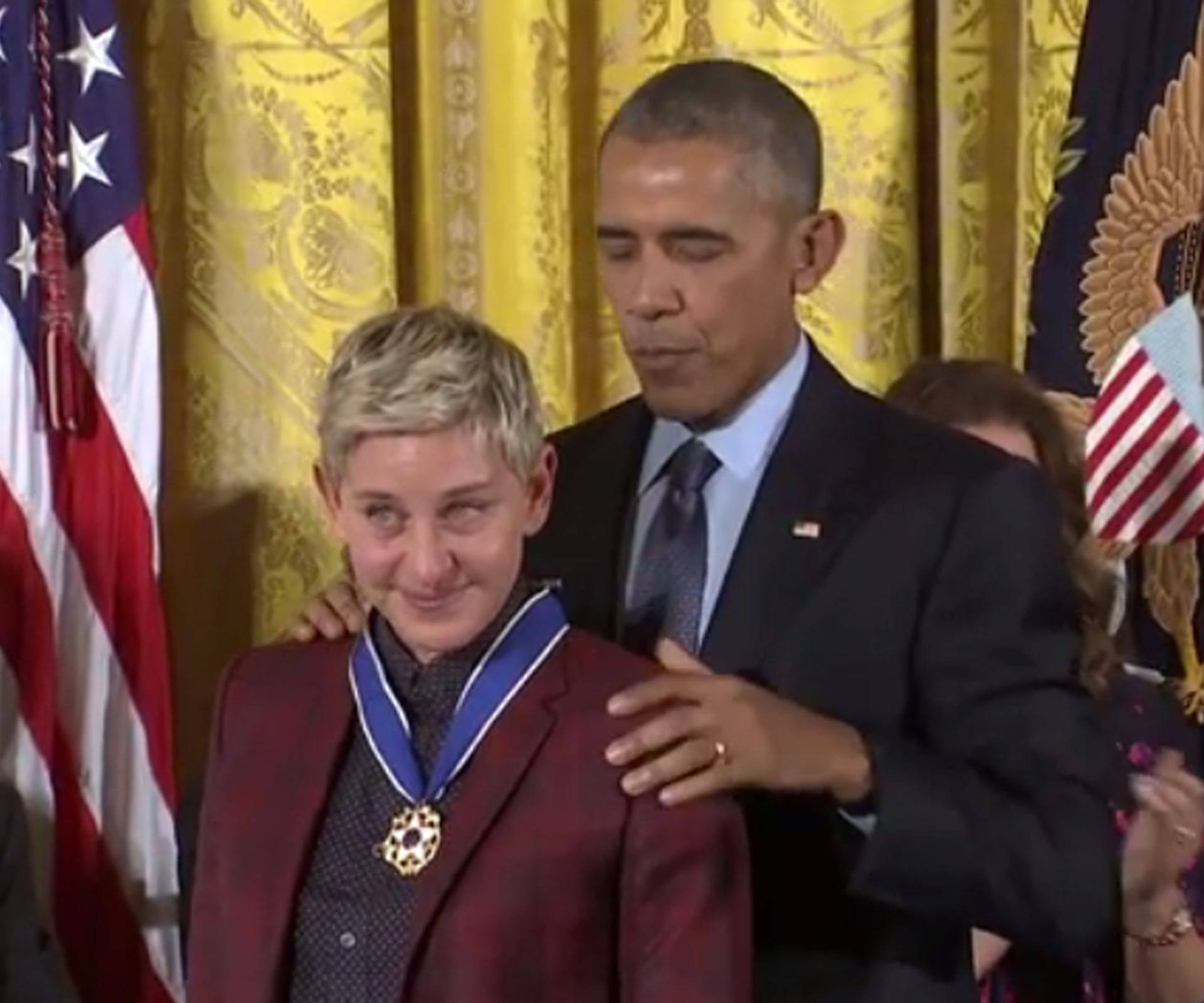 Ellen DeGeneres Barack Obama