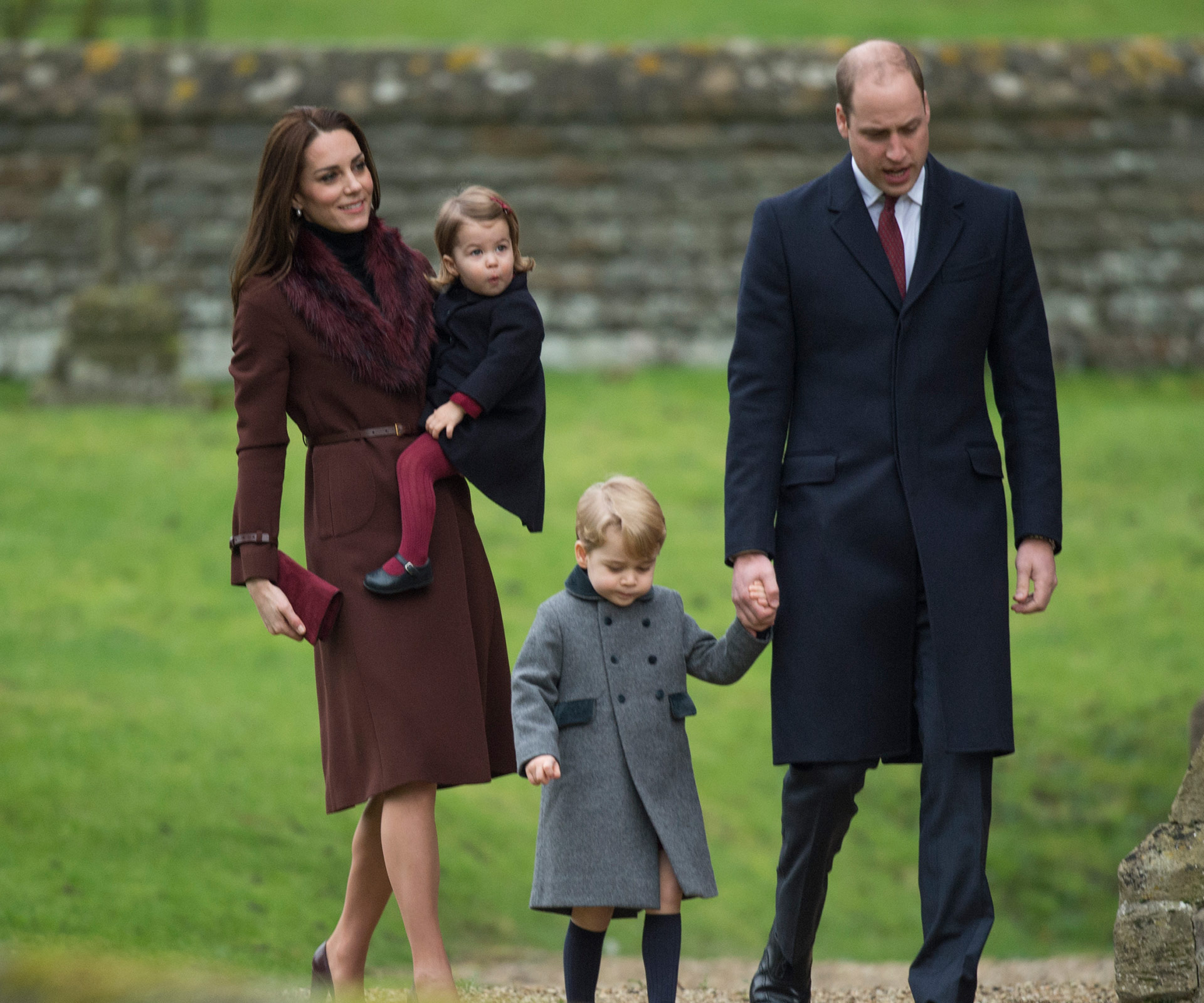 Duchess Kate, Prince William, Prince George, Princess Charlotte