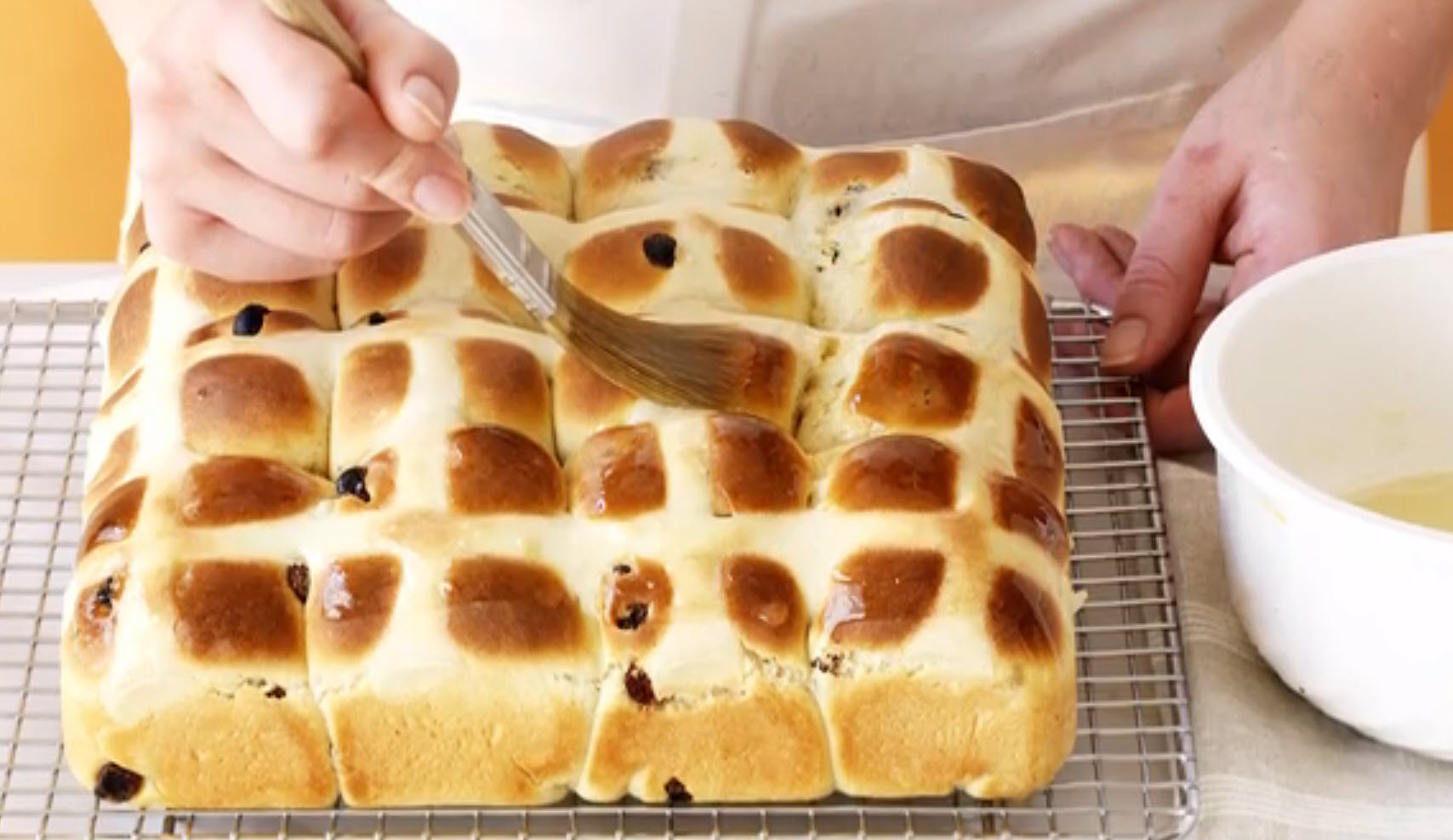 WATCH: How to make the perfect hot cross buns
