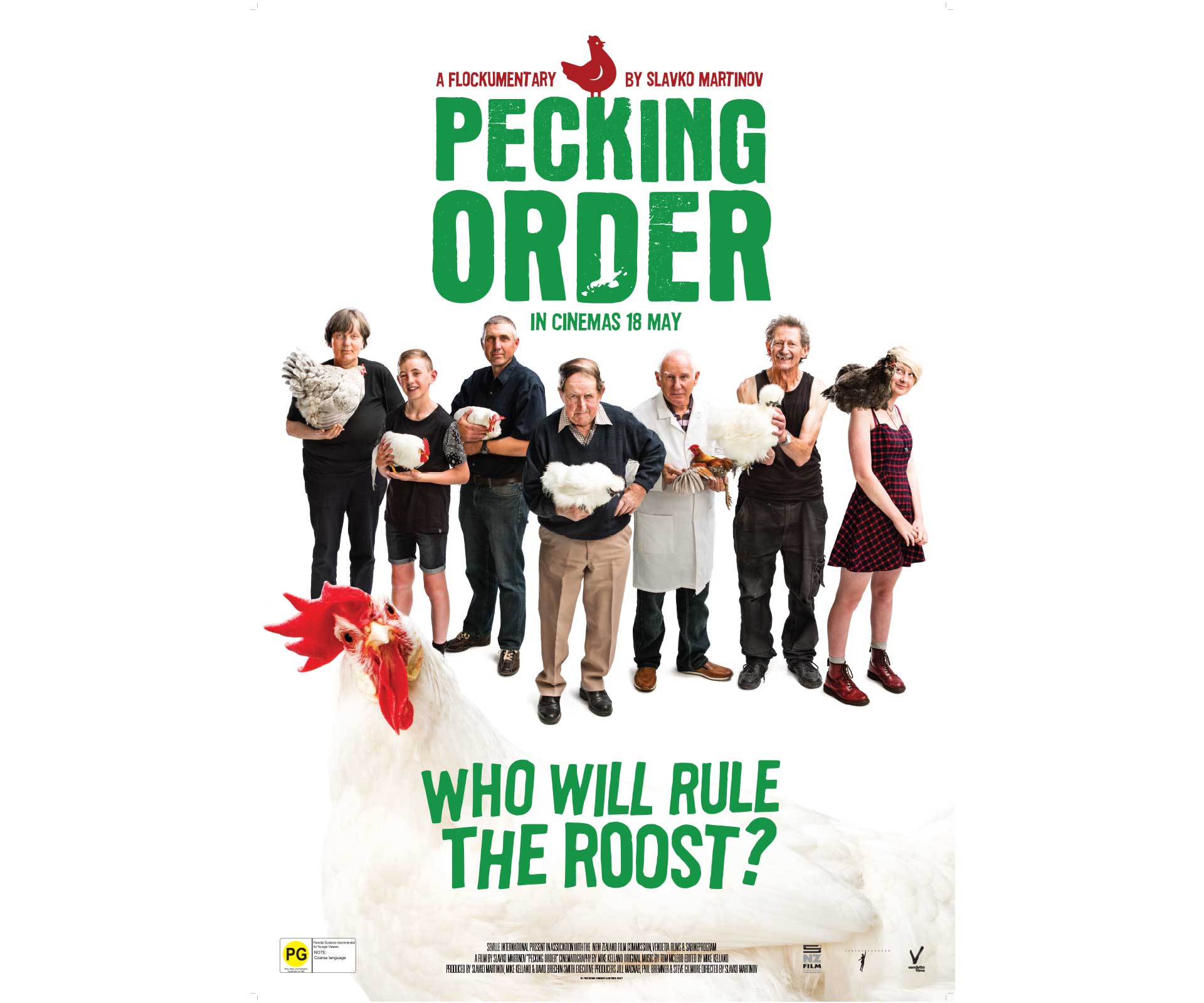 Win a double pass to see Pecking Order