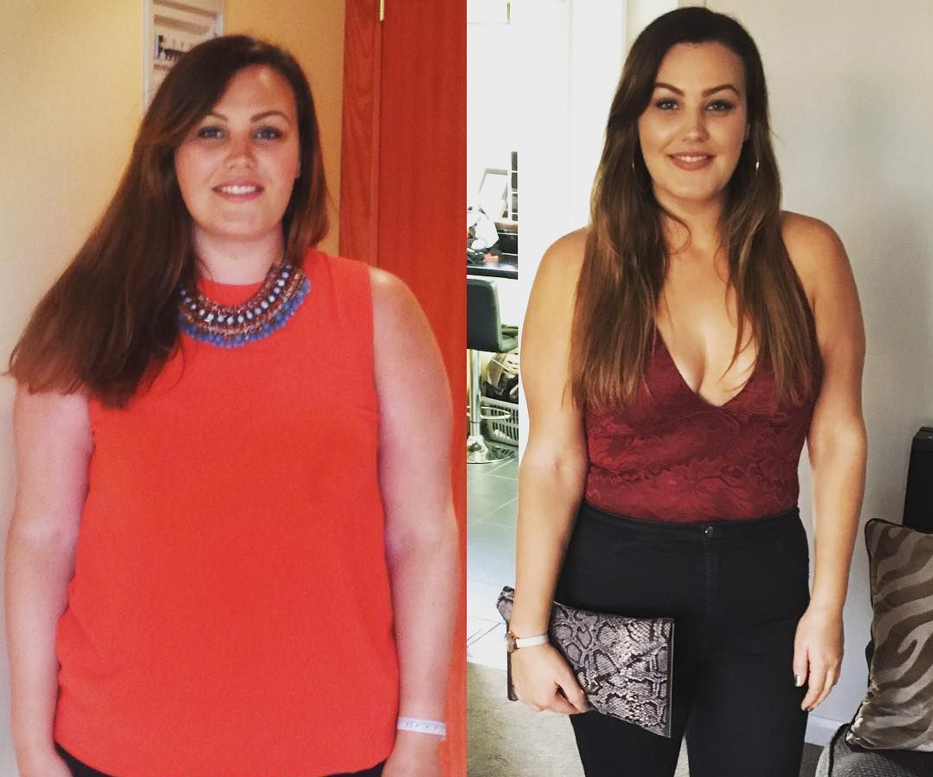 Woman loses 38 kg without cutting out takeaways or alcohol