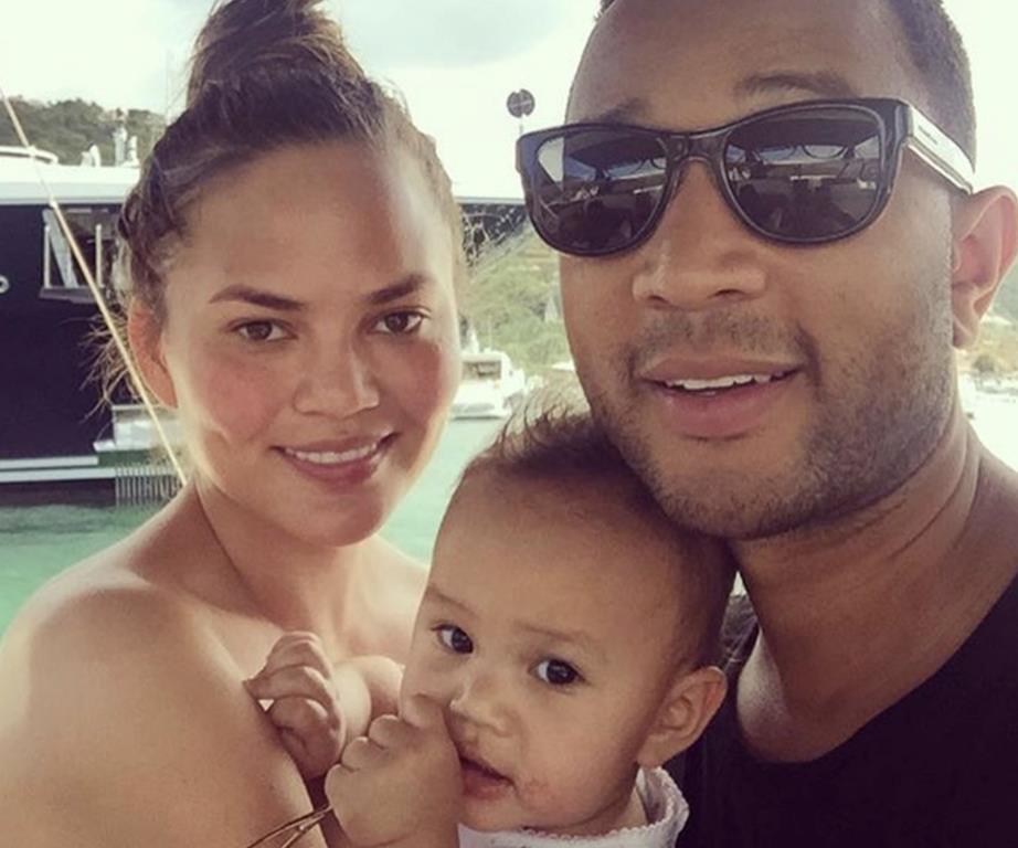 Chrissy Teigen’s little Luna is turning into quite the foodie!
