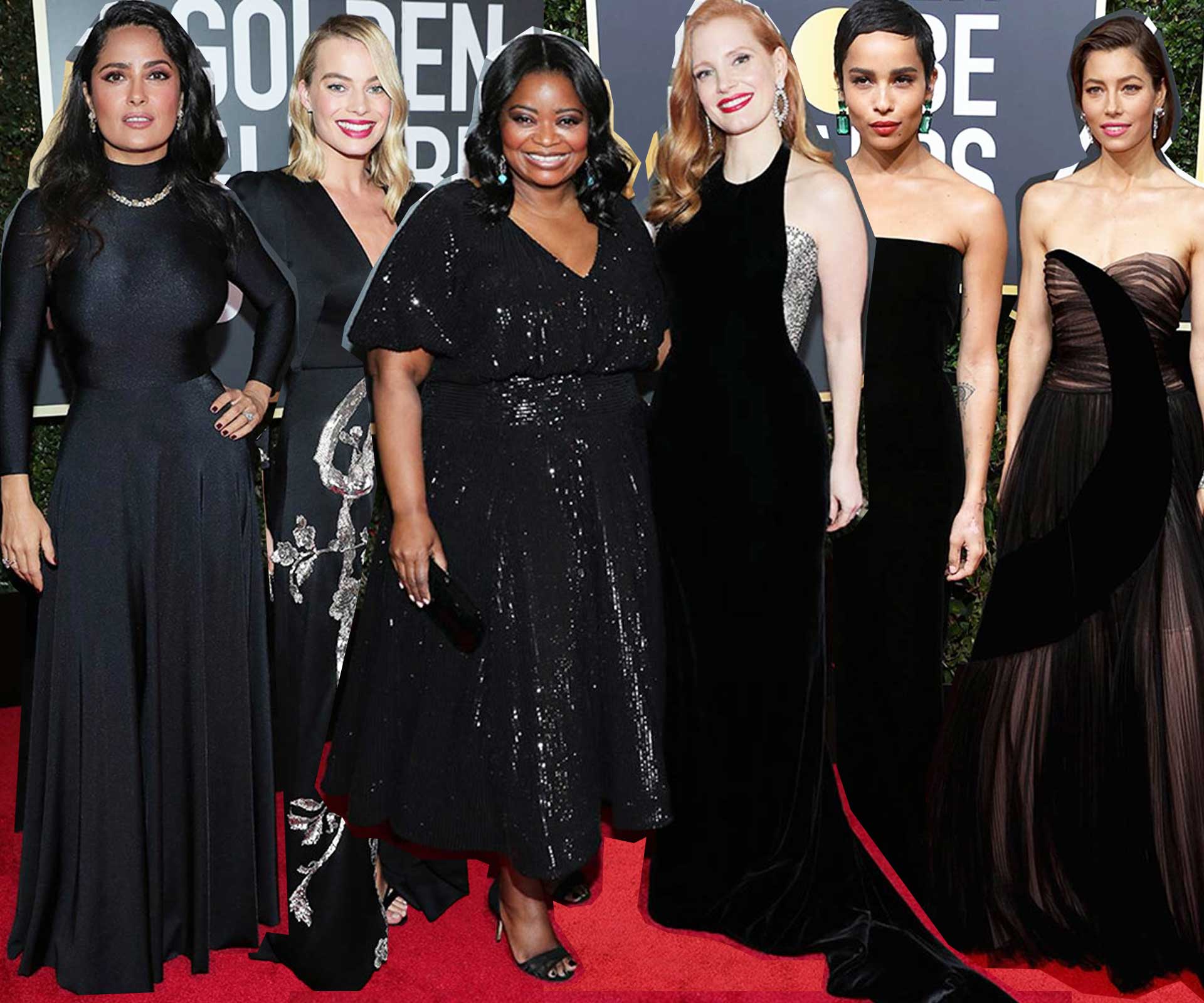 Time’s Up: Why the stars are wearing black to the Golden Globes