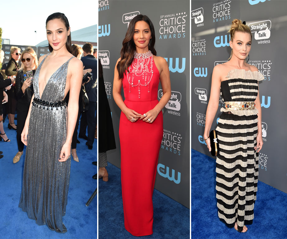 All the best looks from the 23rd Annual Critics Choice Awards