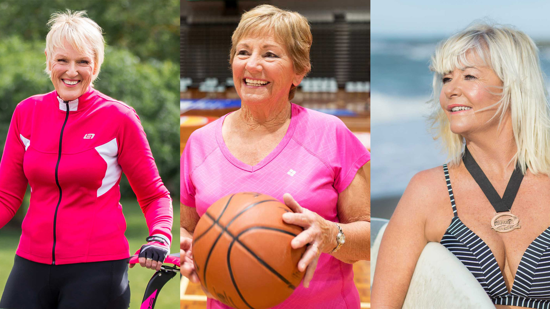 Sporty grandmothers who live by the motto just do it