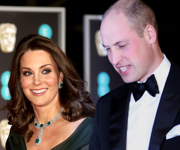 Duchess Kate and her baby bump dazzle in emerald green at BAFTAs