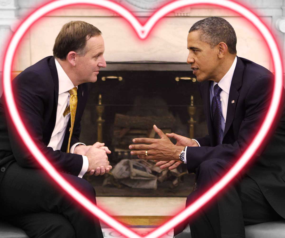 John Key and Barack Obama’s diplomatic bromance