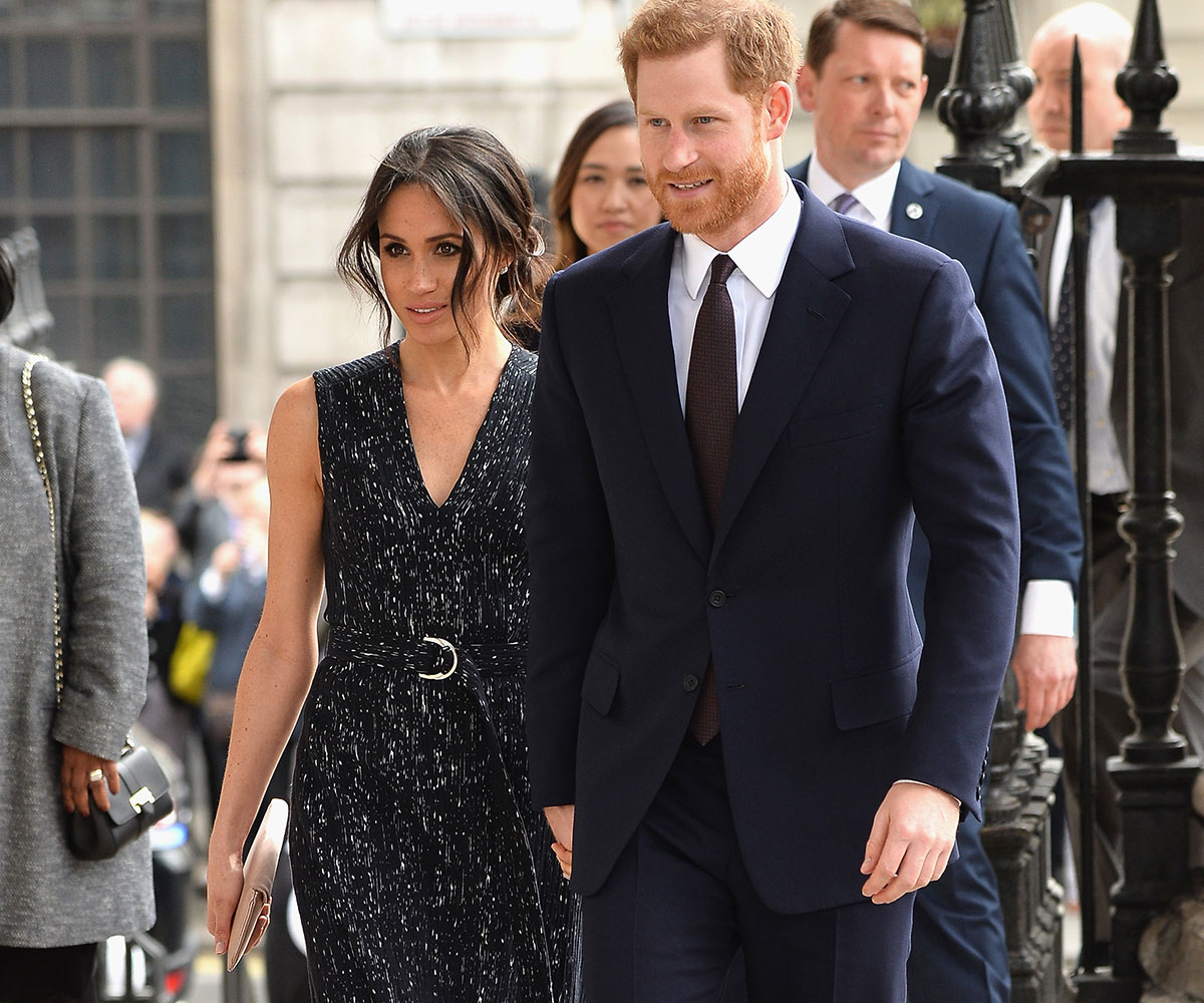 Prince Harry and Meghan Markle make their first appearance since the new royal baby’s birth