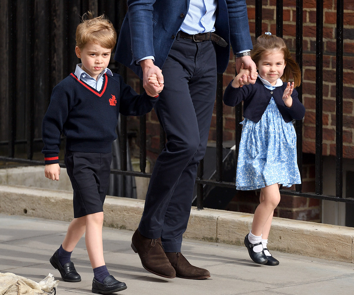The adorable moment between George and Charlotte that we almost missed