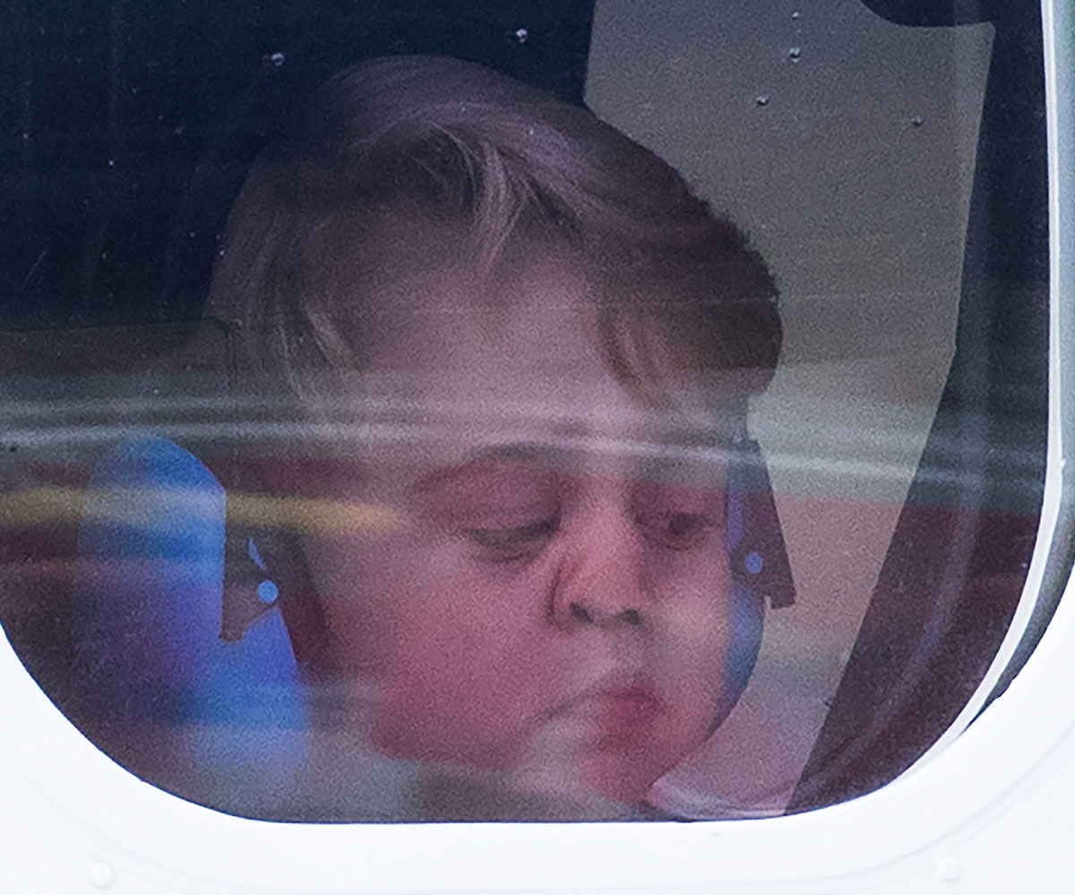 Prince George’s best moments looking through windows