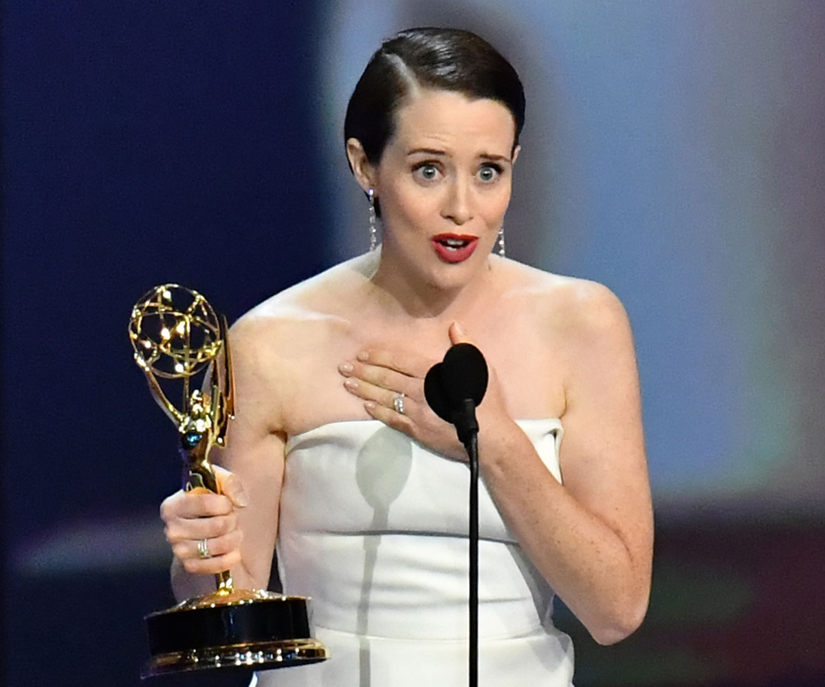 Congratulations to Claire Foy who has won outstanding lead actress at the Emmys! Plus all the other winners
