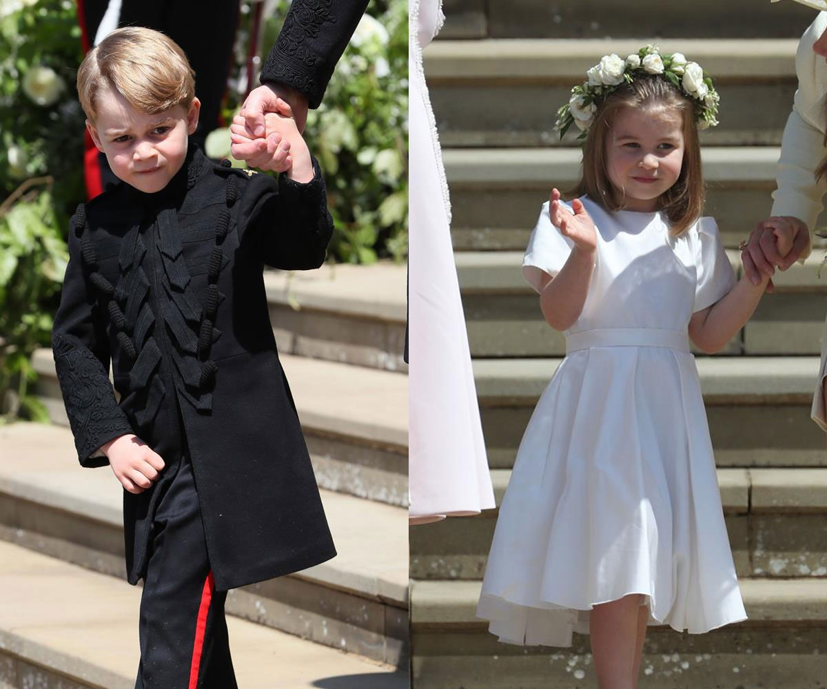 Prince George and Princess Charlotte were in the bridal party at a friend’s wedding and melted hearts