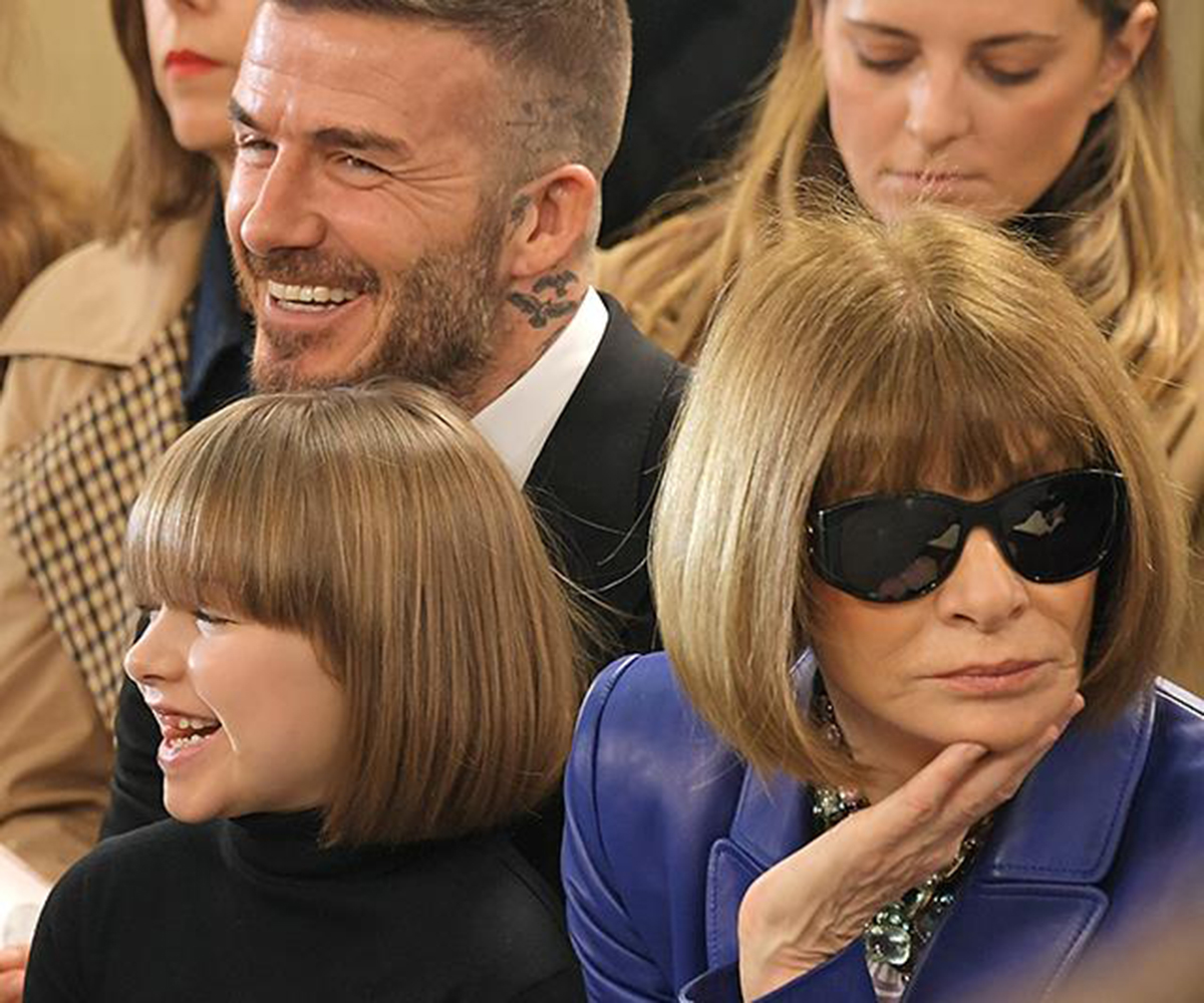 Harper Beckham and Anna Wintour’s priceless twinning moment